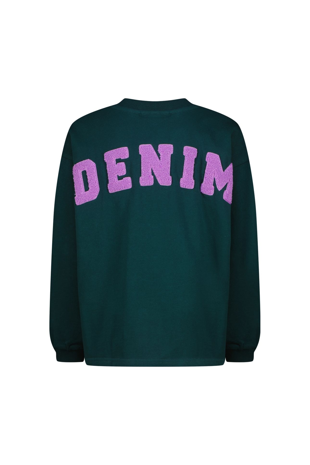 GIRLS NINA SWEATER DARK JUNGLE GREEN 1