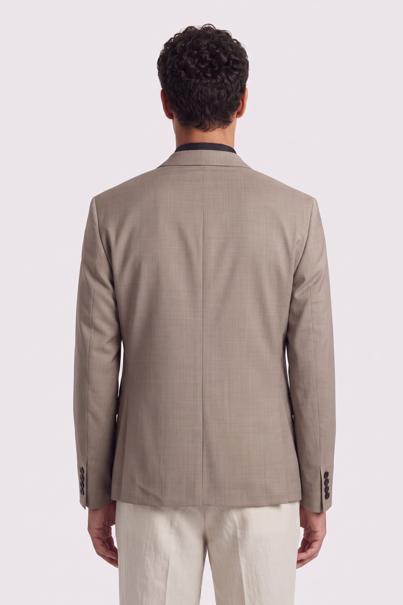 2-BUTTON SUIT JACKET BEIGE MELANGE 2