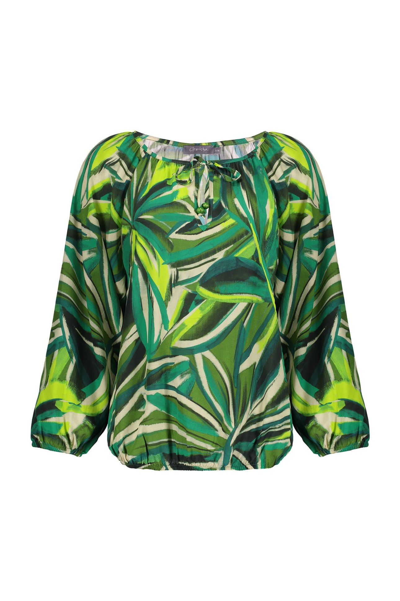 TOP ECRU/GREEN 1