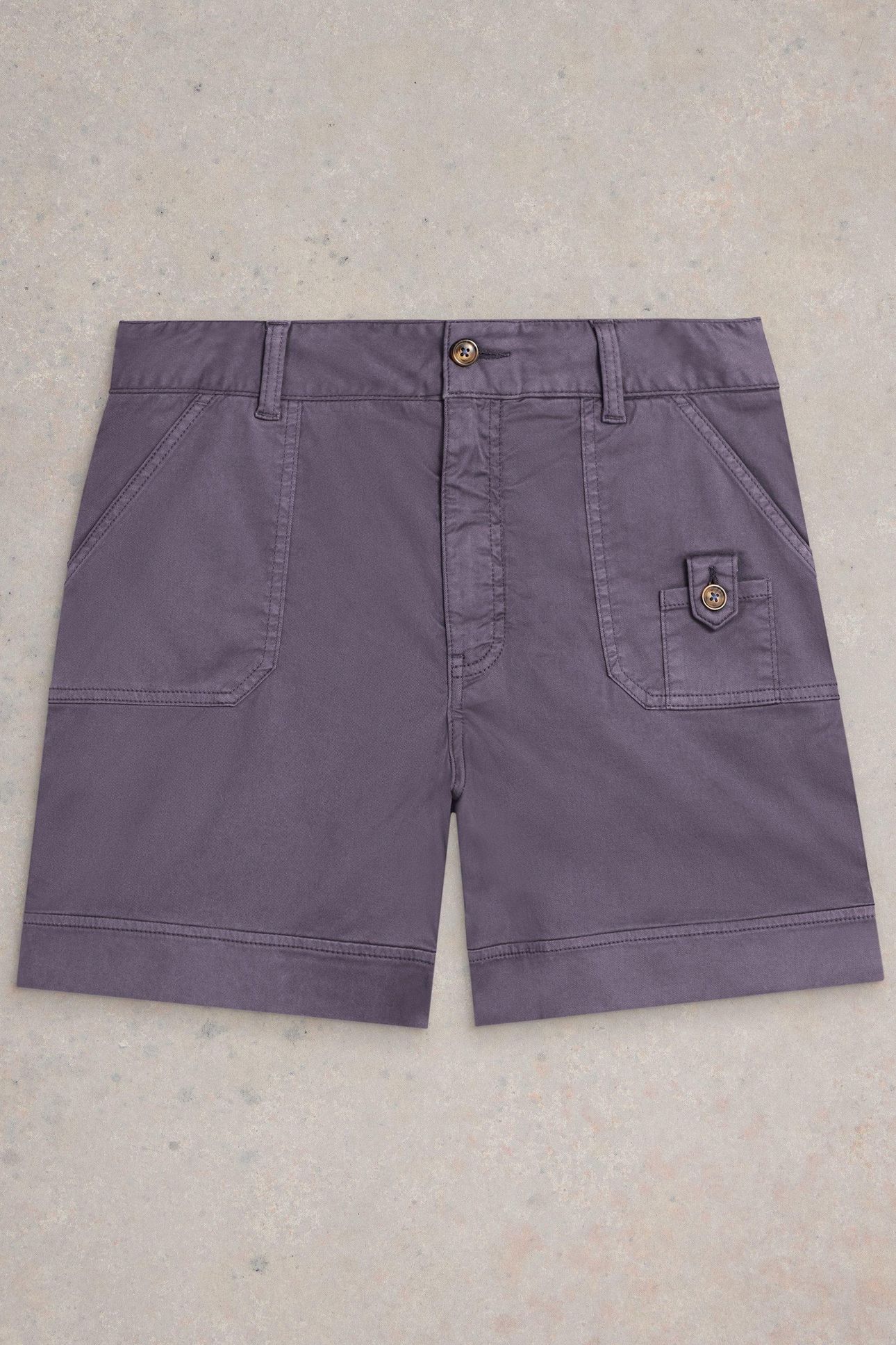 MOLLIE COMBAT SHORT MID PURPLE 4