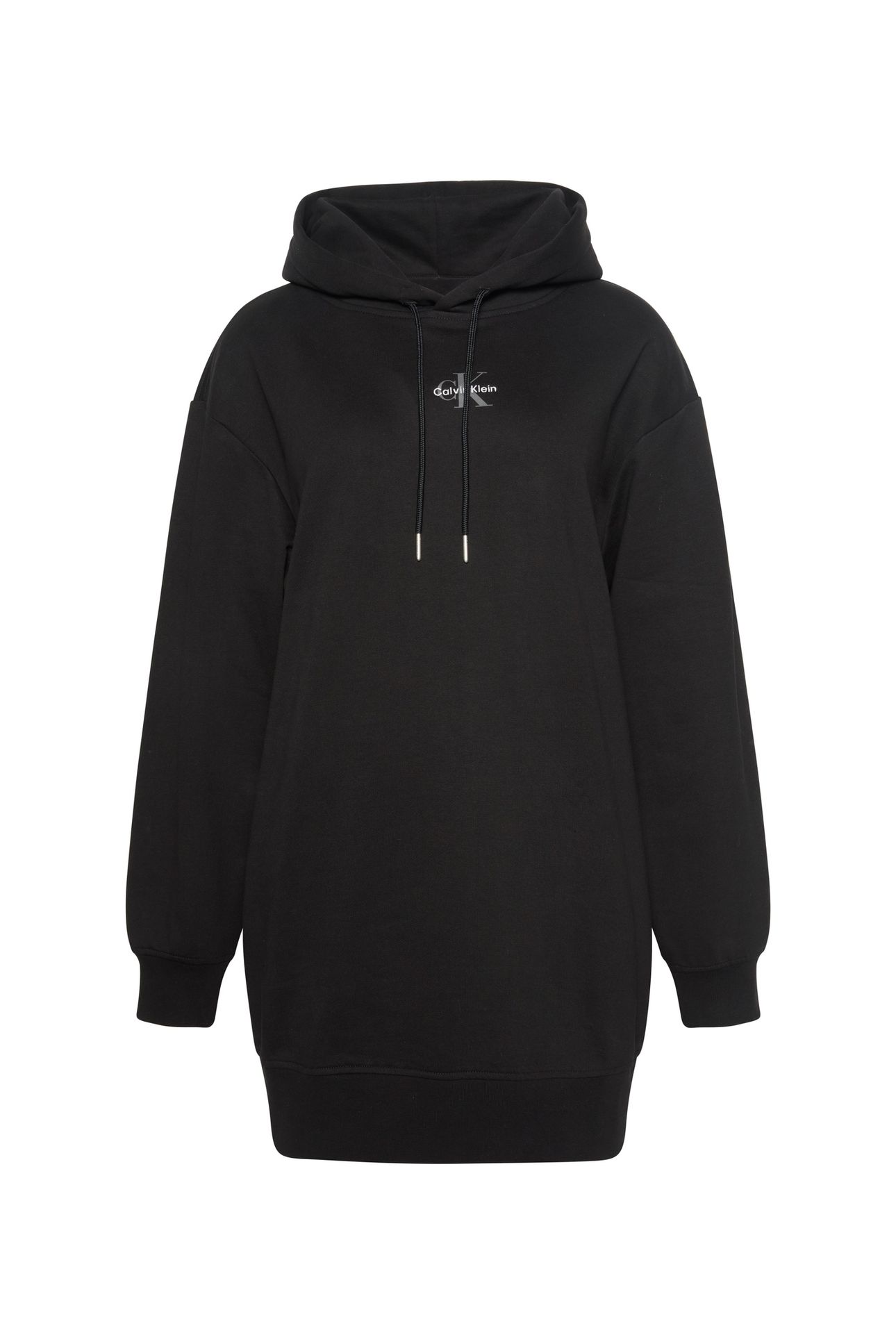 LONG SLEEVE MONOLOGO PREMIUM DRESS BLACK 4