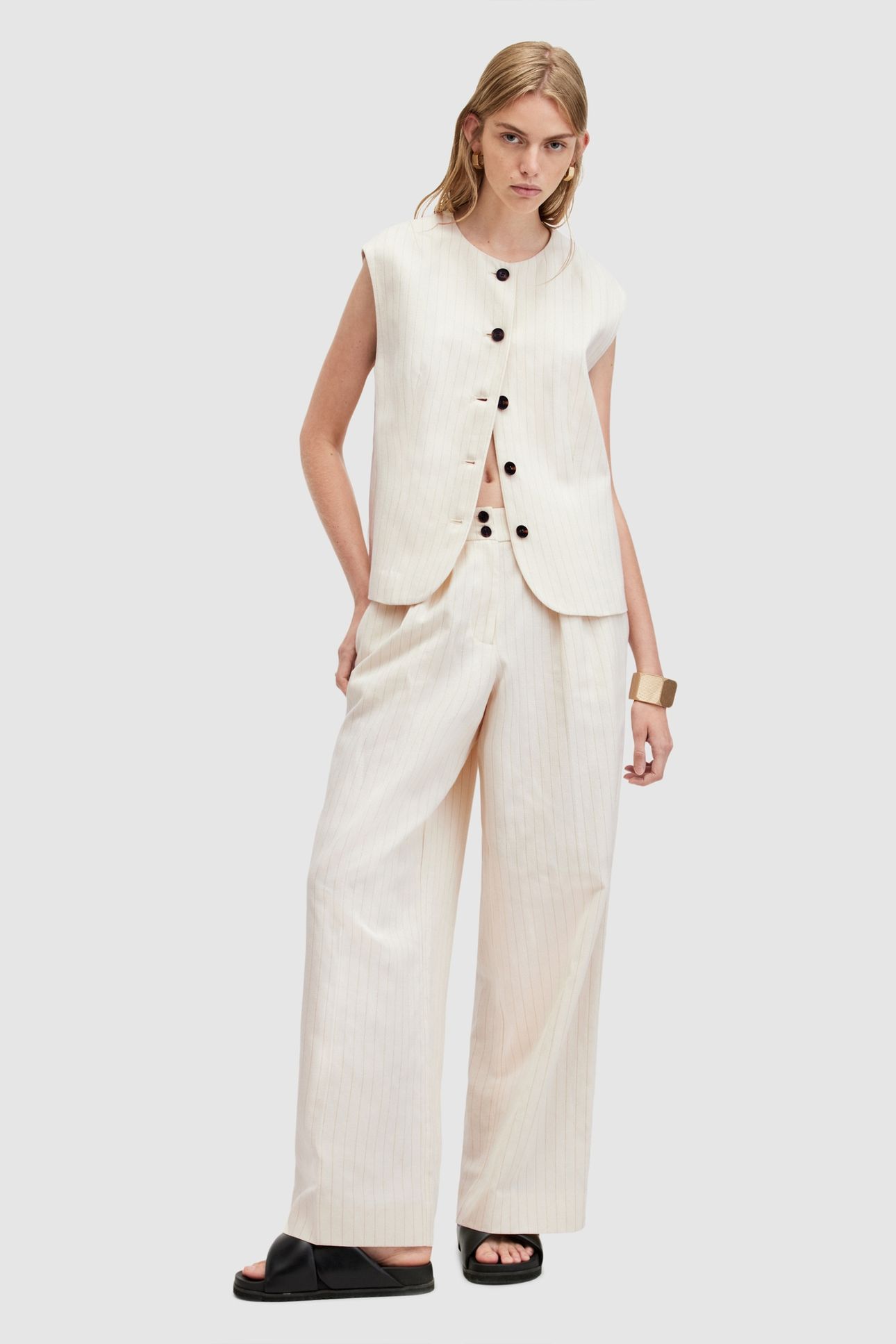 PAYTON WAISTCOAT IVORY WHITE 3