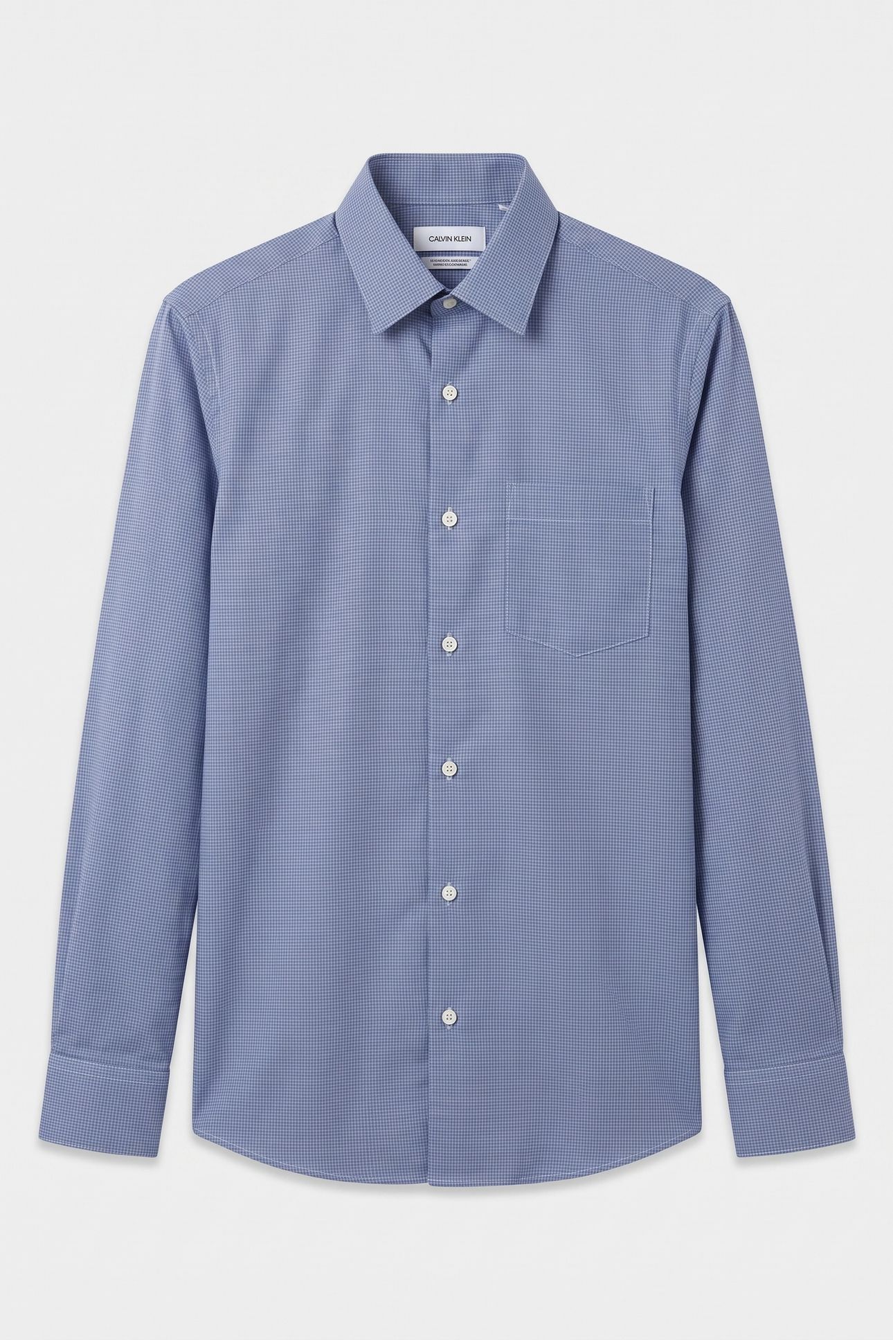 SLIM MULTI COTTON SHIRT NAVY 3