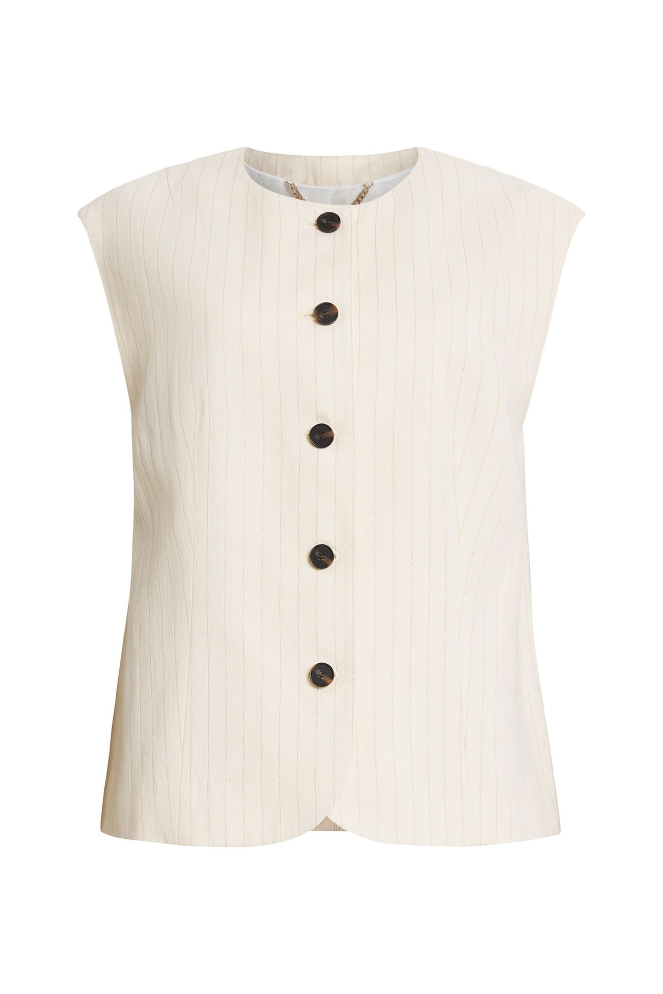 PAYTON WAISTCOAT IVORY WHITE 6