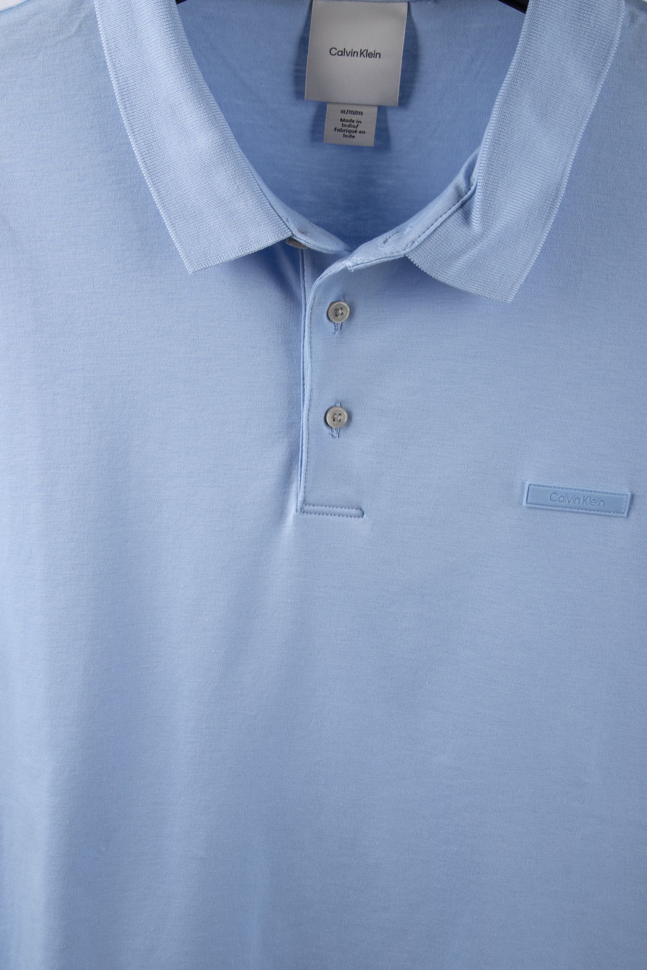 SS SLIM SUPIMA LOGO POLO PLACID BLUE 4