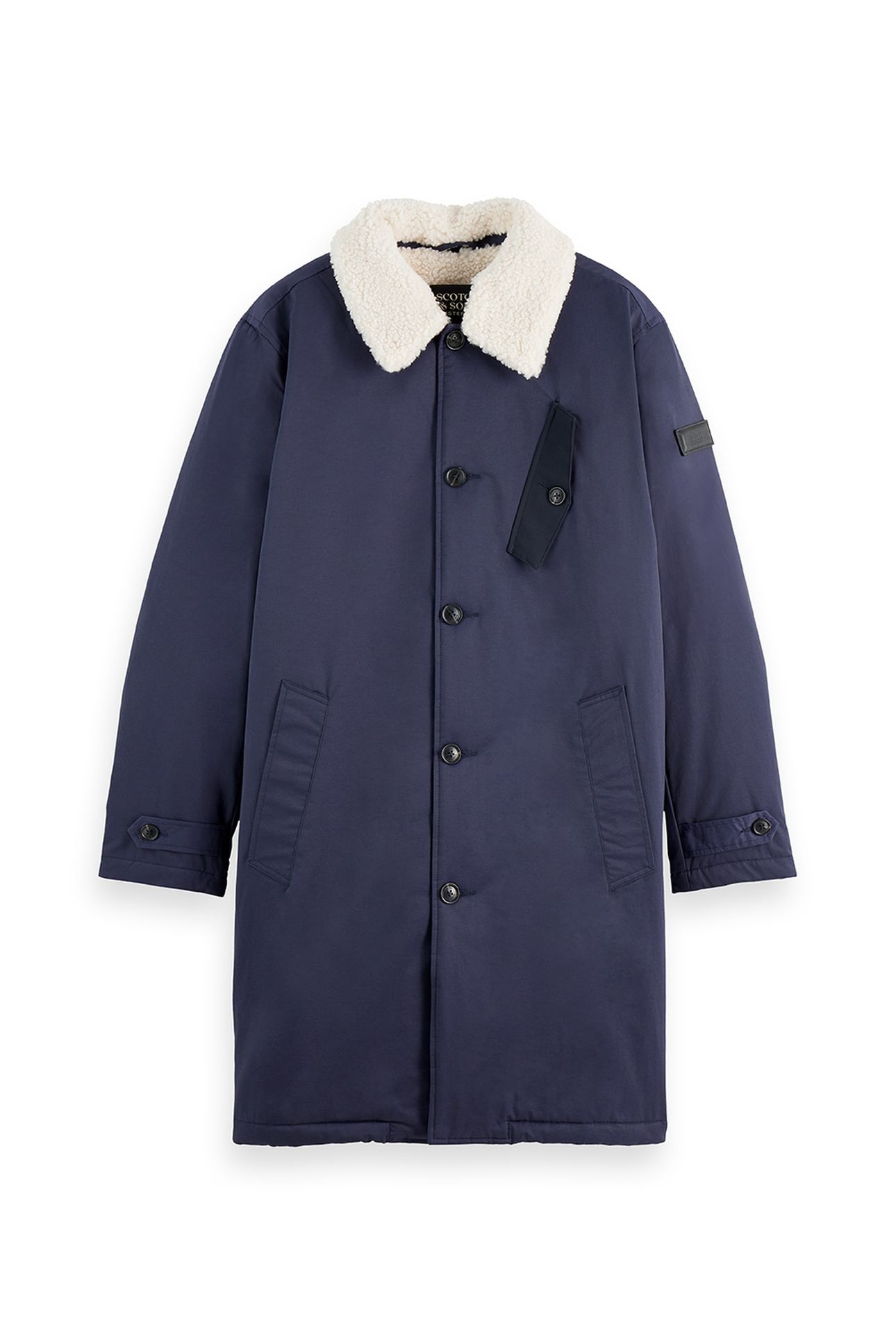 TEDDY COLLAR COAT PEACOAT 4
