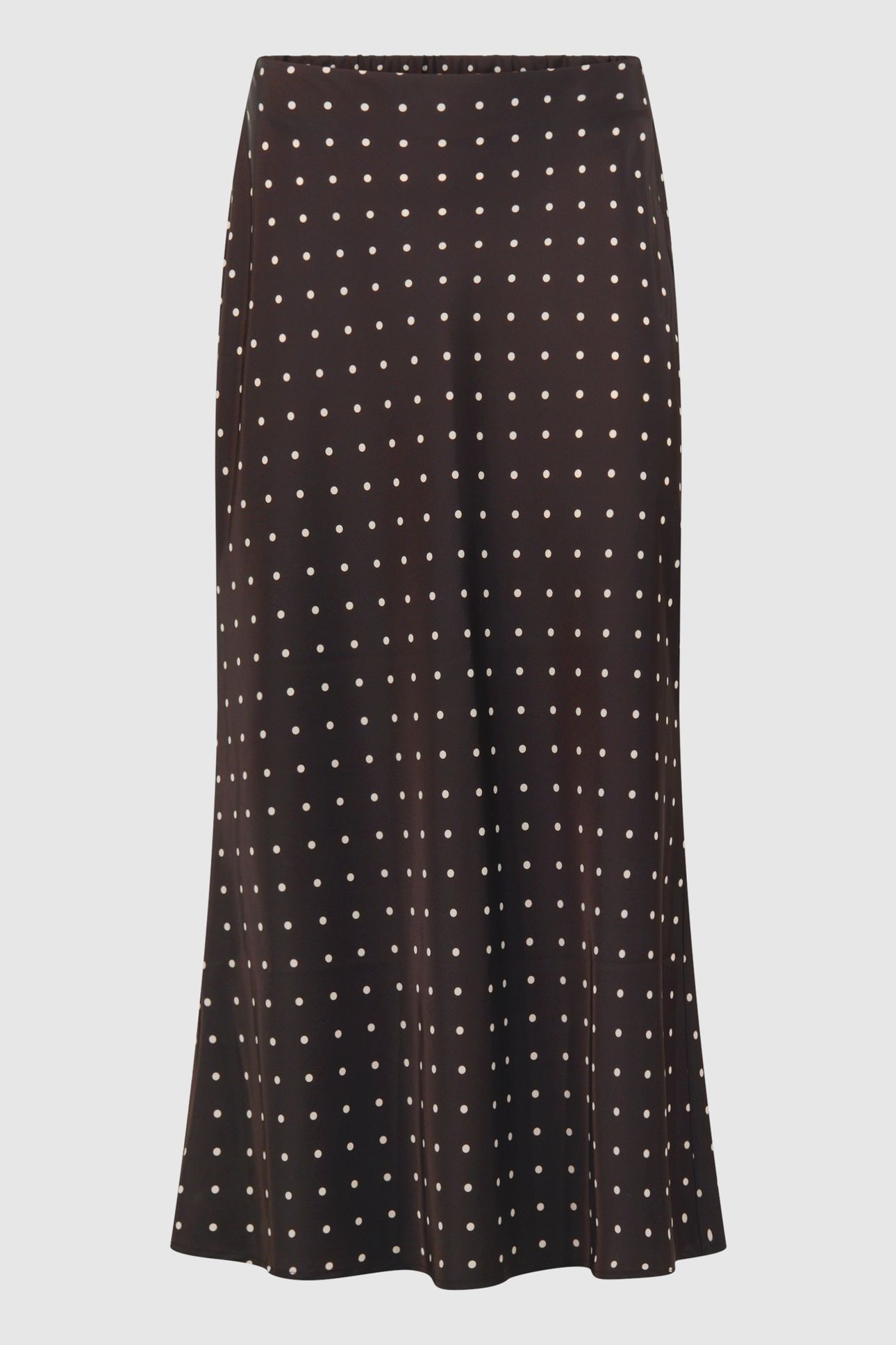 LM-SBPOLKA SLEEK SKIRT DARKBROWN 4