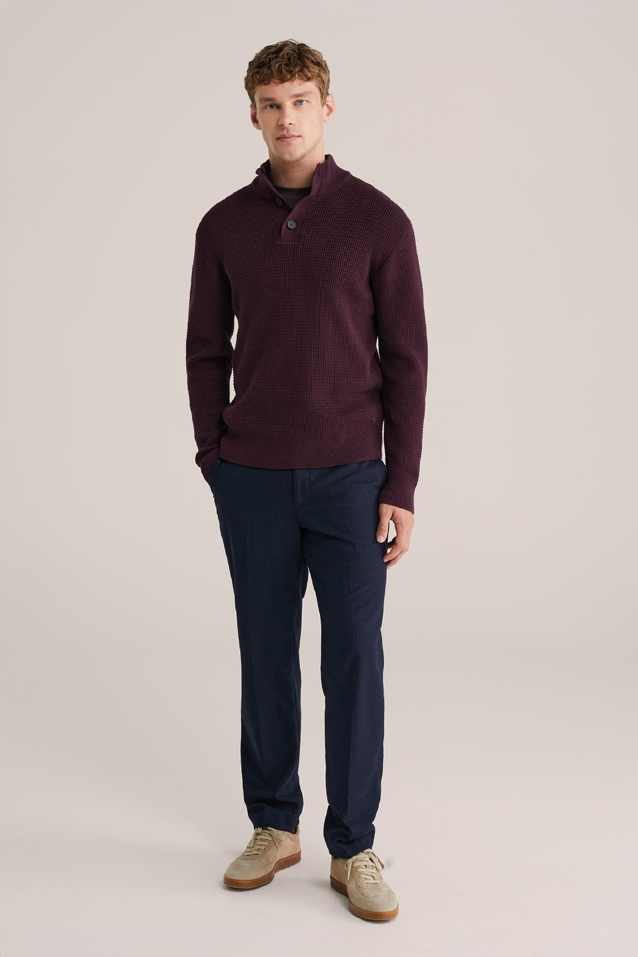 PULLOVER AUBERGINE 2