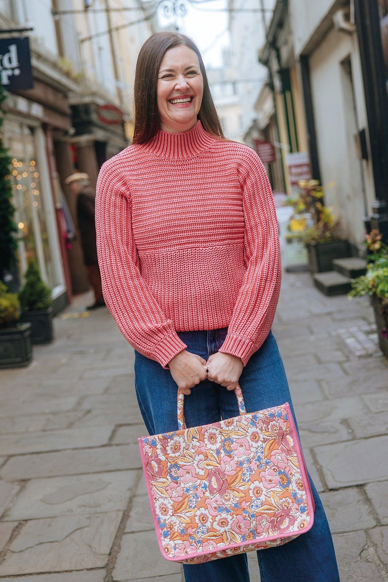 MARLEY MIX COTTON JUMPER MID PINK 7