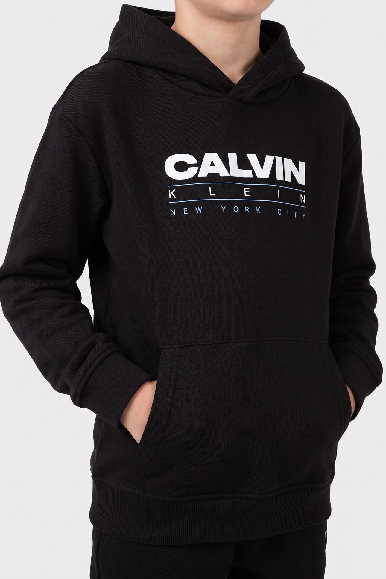 BOYS CALVIN KLEIN GRAPHIC TEE BLACK 1
