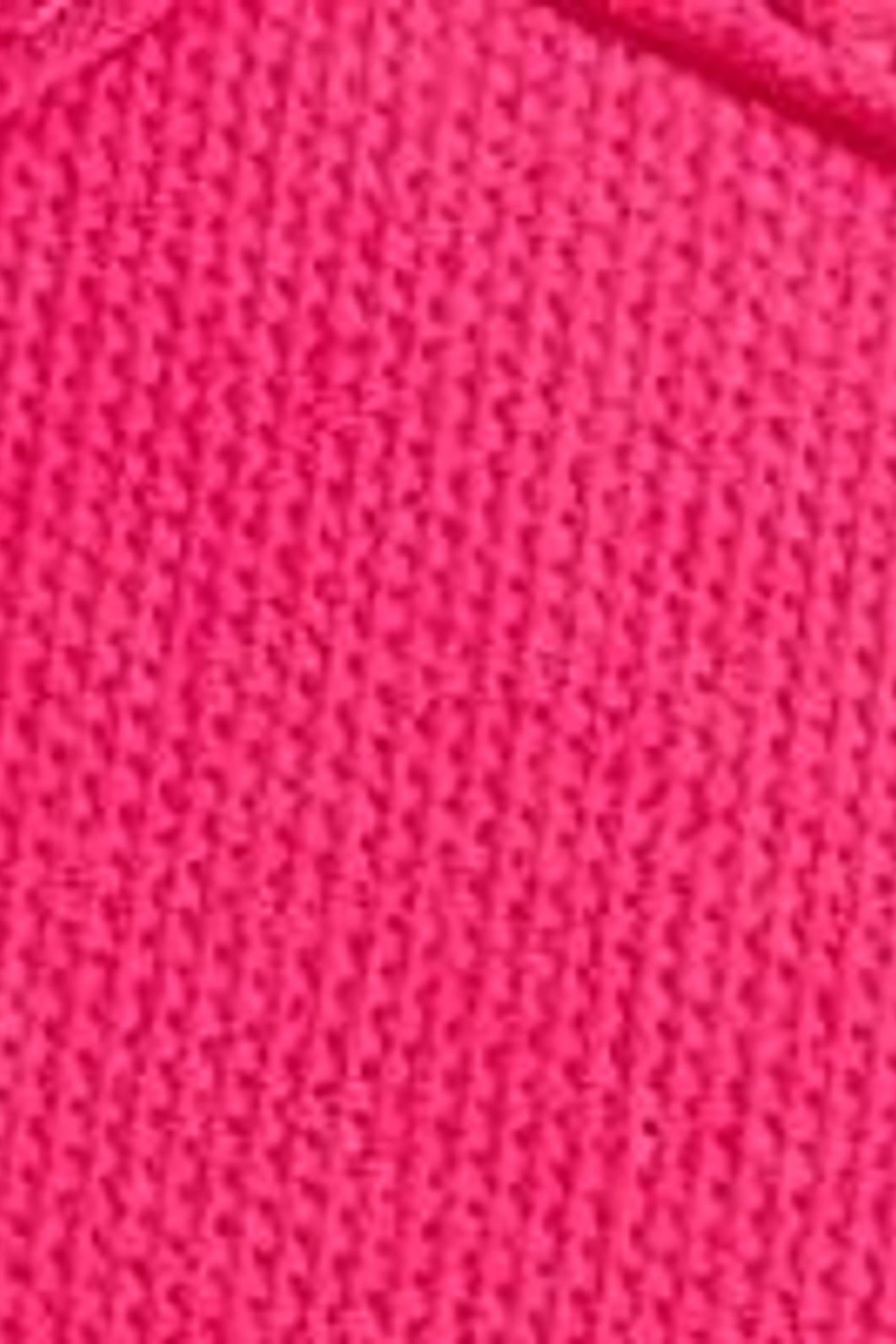 PIPPA CANVAS LACE UP TRAINER BRIGHT PINK 5