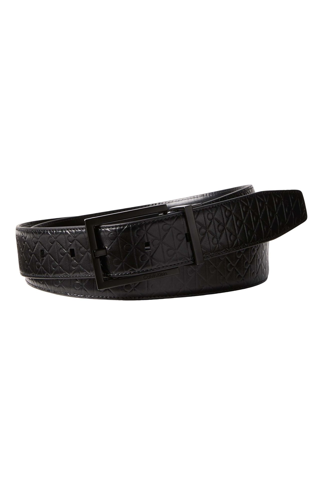 SQUARE BUCKLE SMOOTH BELT BLACKAOP/BLACK/MATTE BLACK 1
