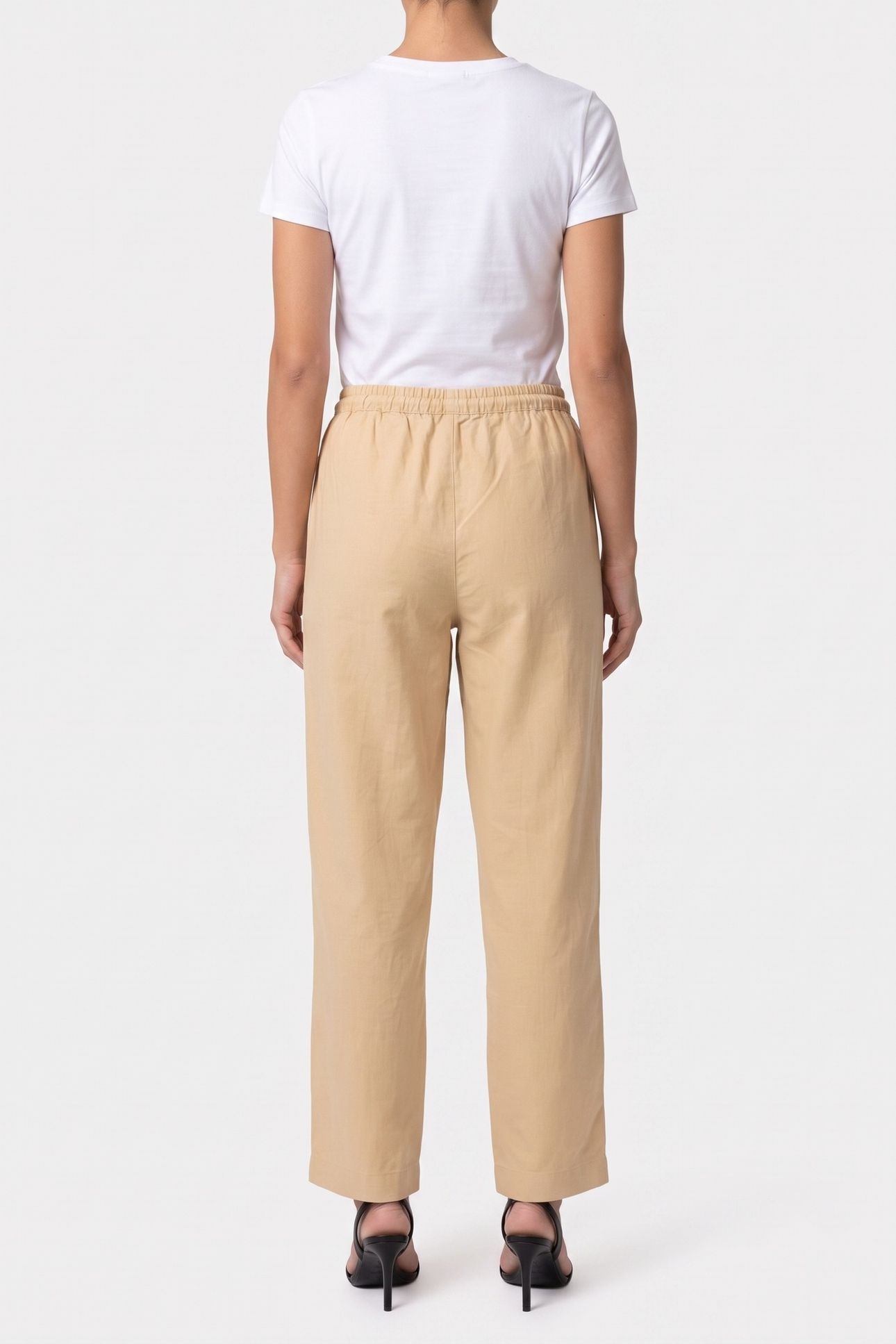 TIDE TENCEL LINEN TROUSERS YELLOW 2