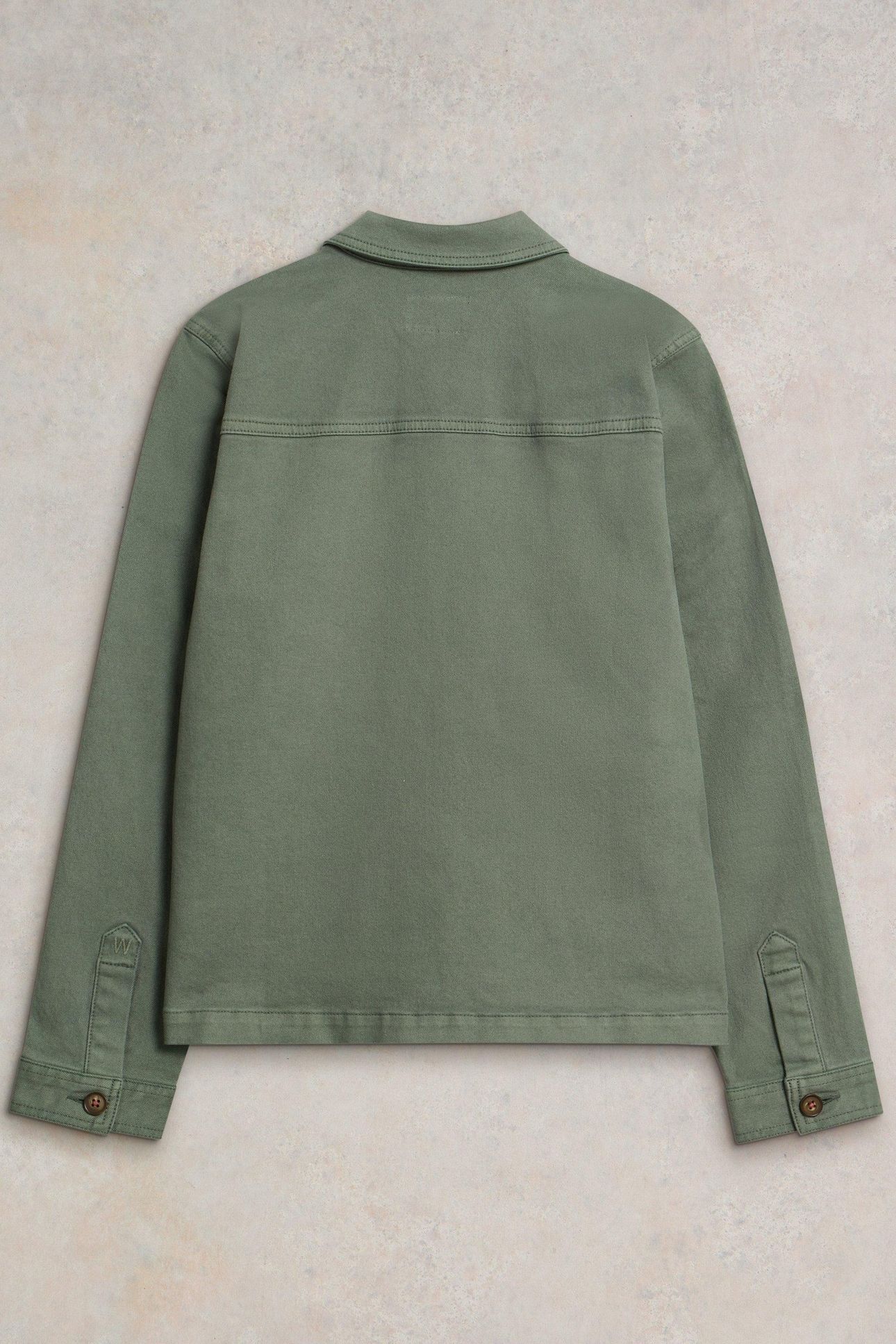 CARRIE DENIM JACKET MID GREEN 4