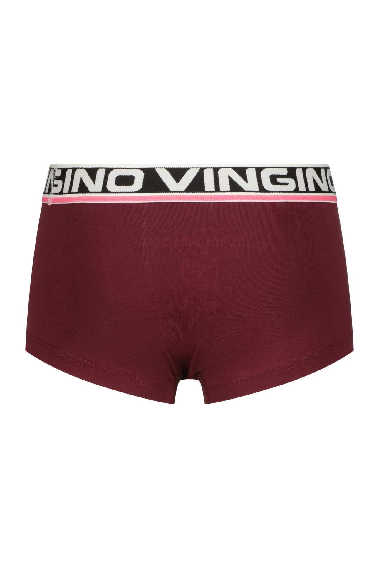 GIRLS ANIMAL 3PACK HIPSTER BURGUNDY RED 8