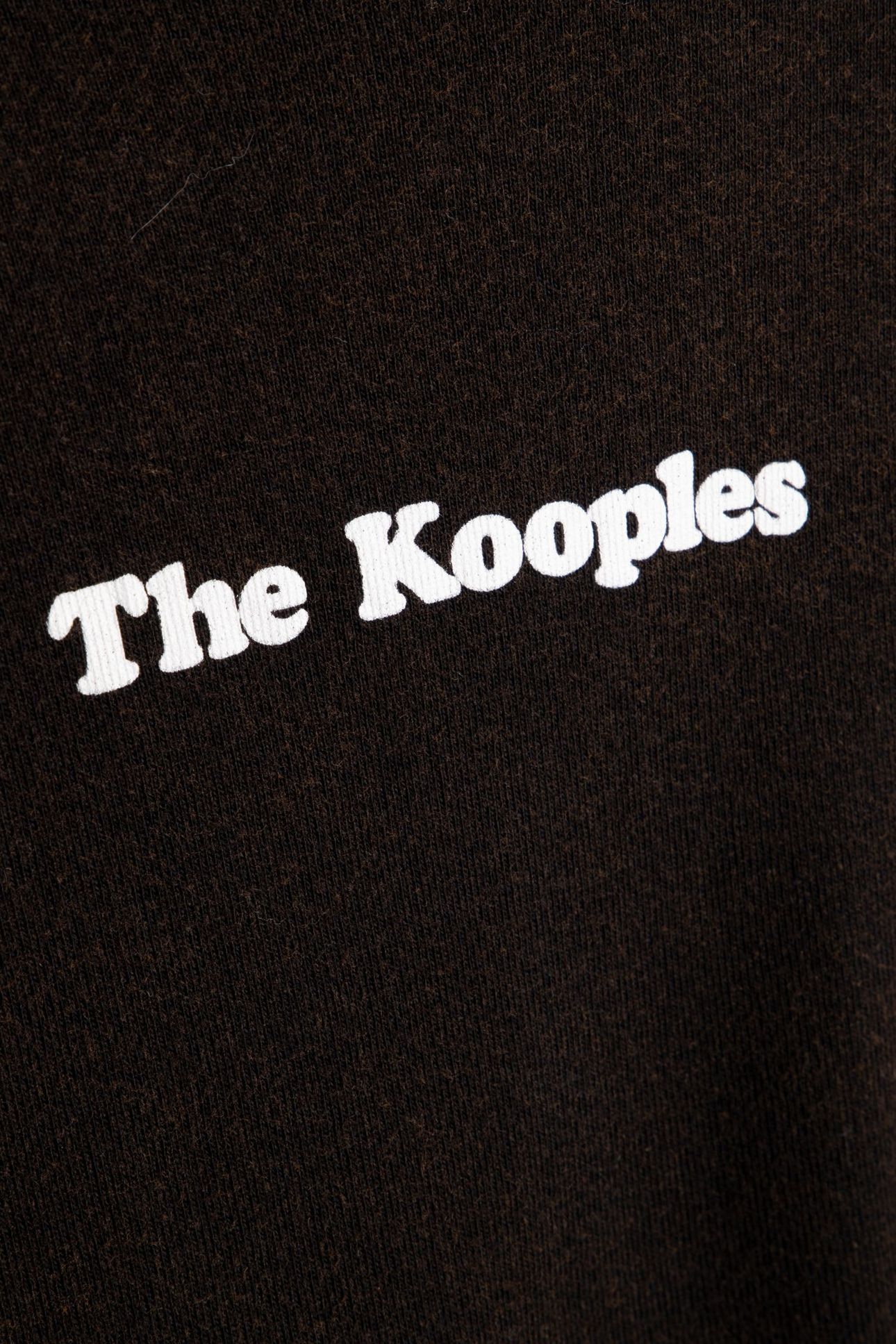 SHORT-SLEEVED T-SHIRT W FRONT PRINT BROWN / BLACK 6