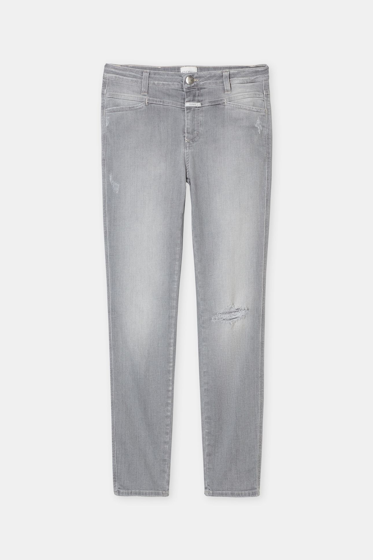 SKINNY PUSHER JEANS LIGHT GREY 5