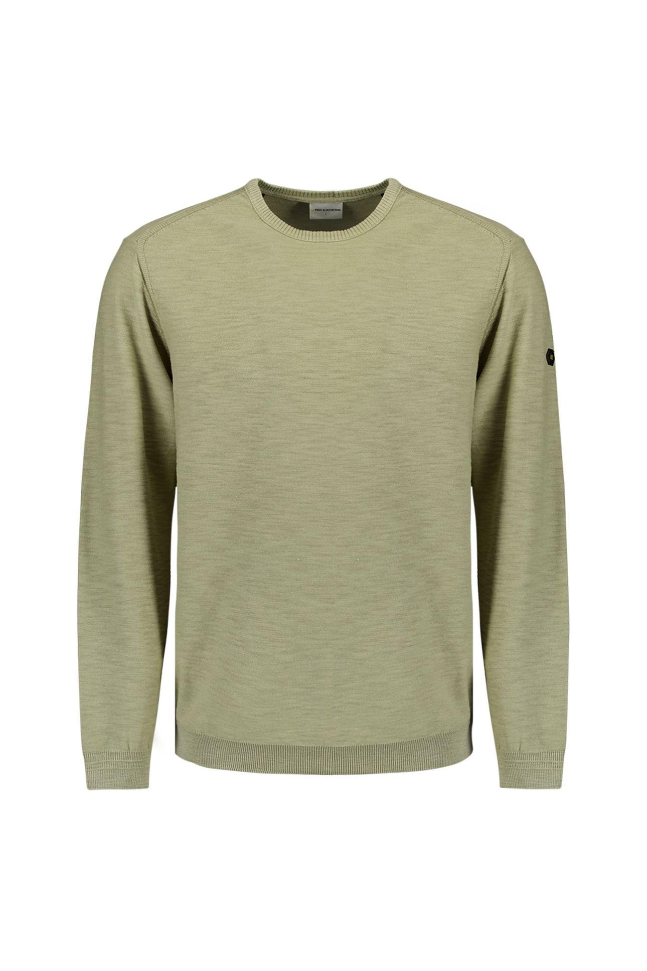 PULLOVER CREWNECK GARMENT DYED + STONE WASHED LIGHT MOSS 4