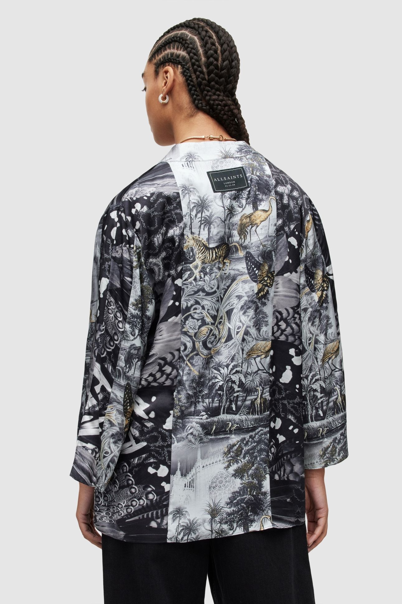 CASI GENE KIMONO BLACK 3