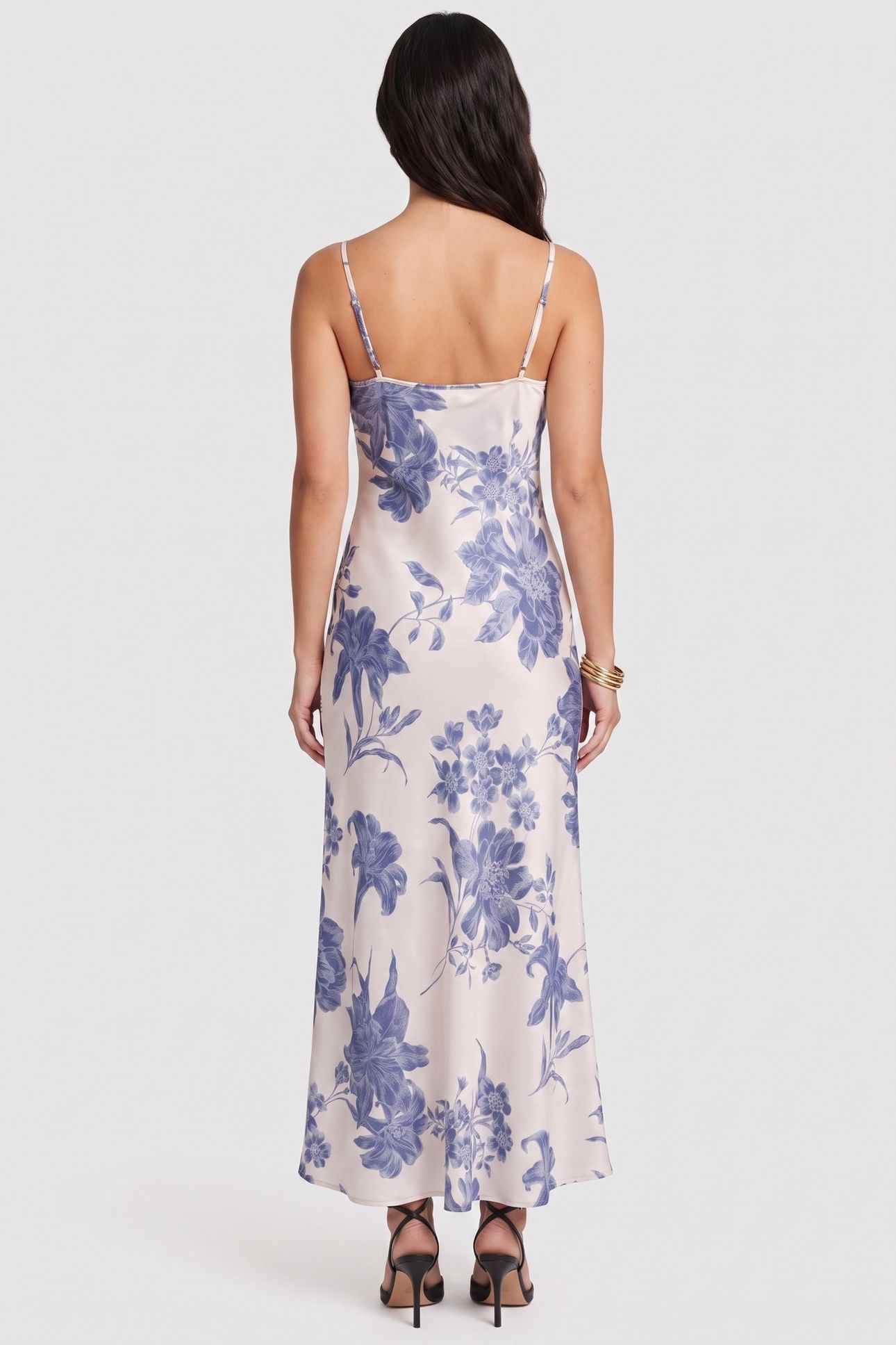 GUESS ECO NEW AKILINA DRESS DREAMING LILIES PRIN 2