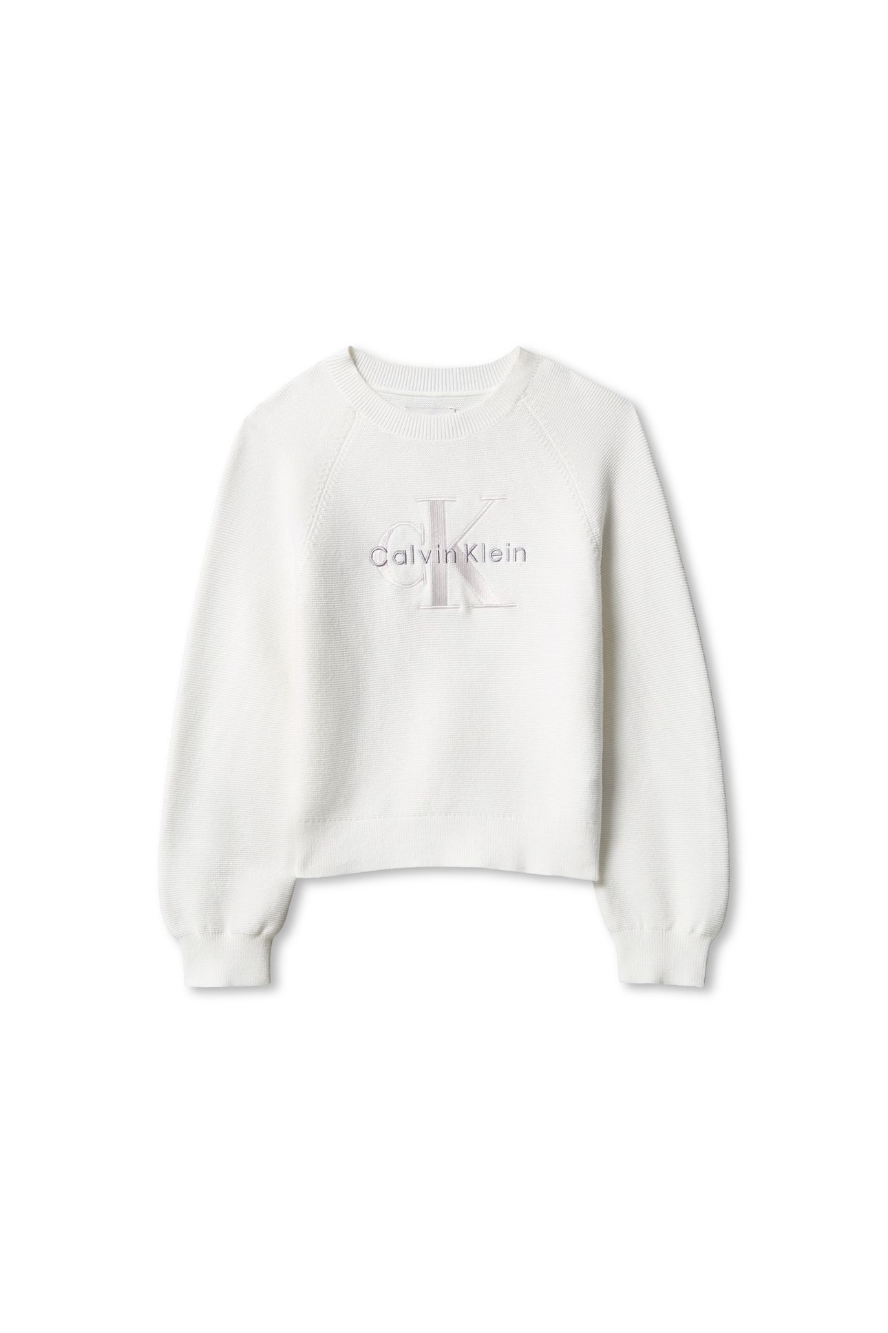 GIRLS MONOLOGO FASHION CREW NECK BRIGHT WHITE 4