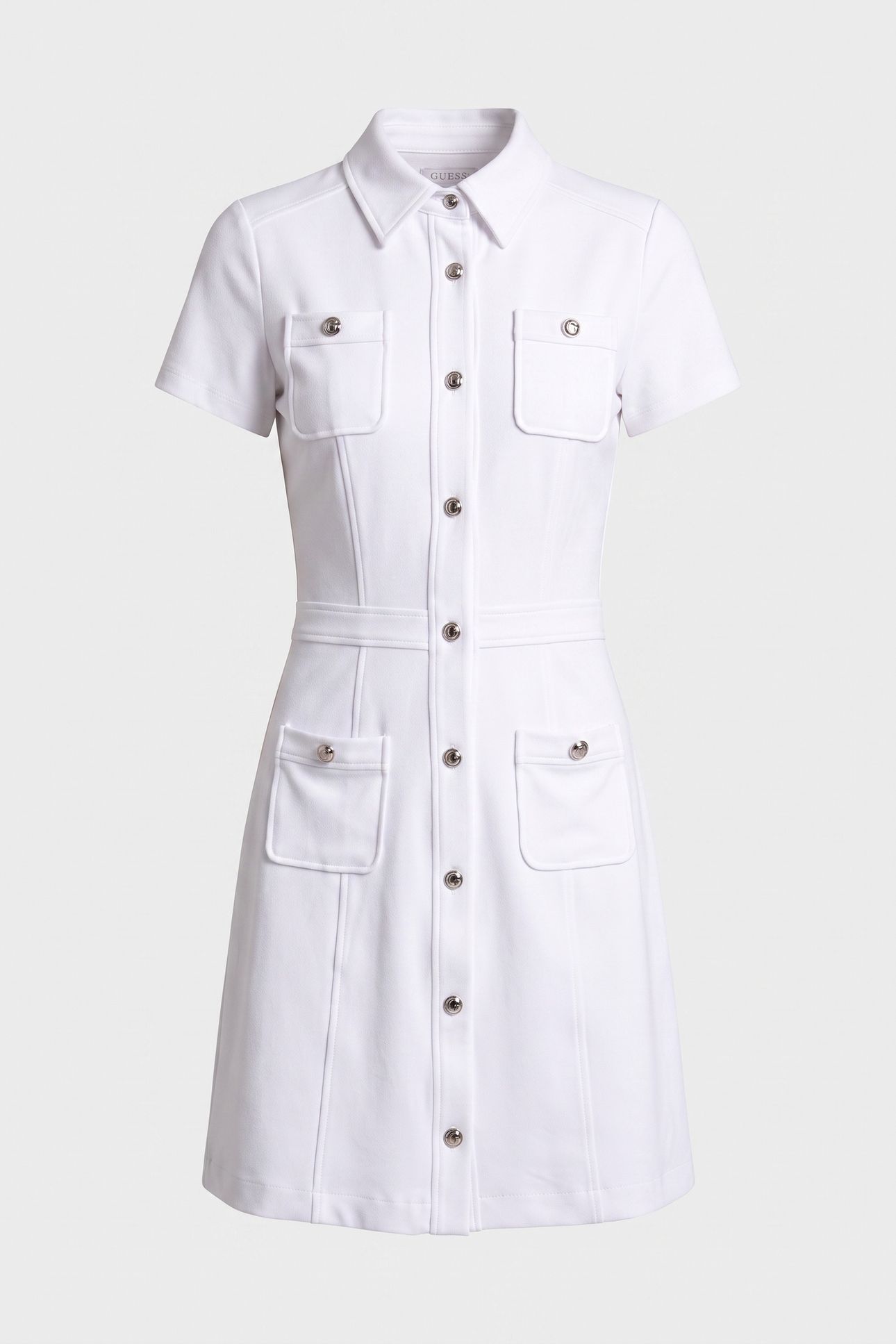 GUESS ECO ES SS ELORA POCKETS PURE WHITE 3