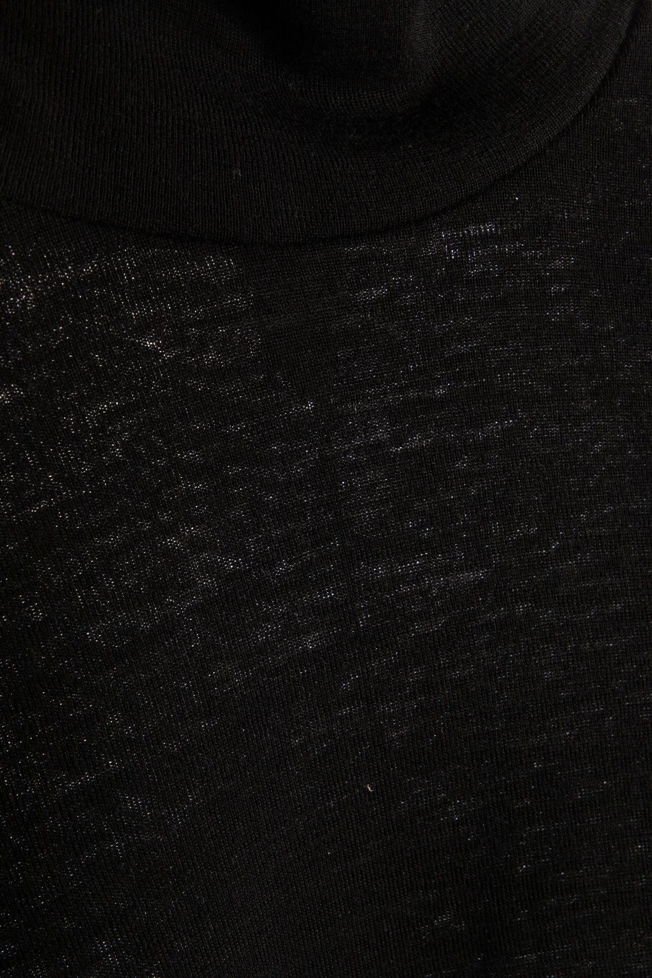 MALENA WOOL RIB TURTLENECK BLACK 4