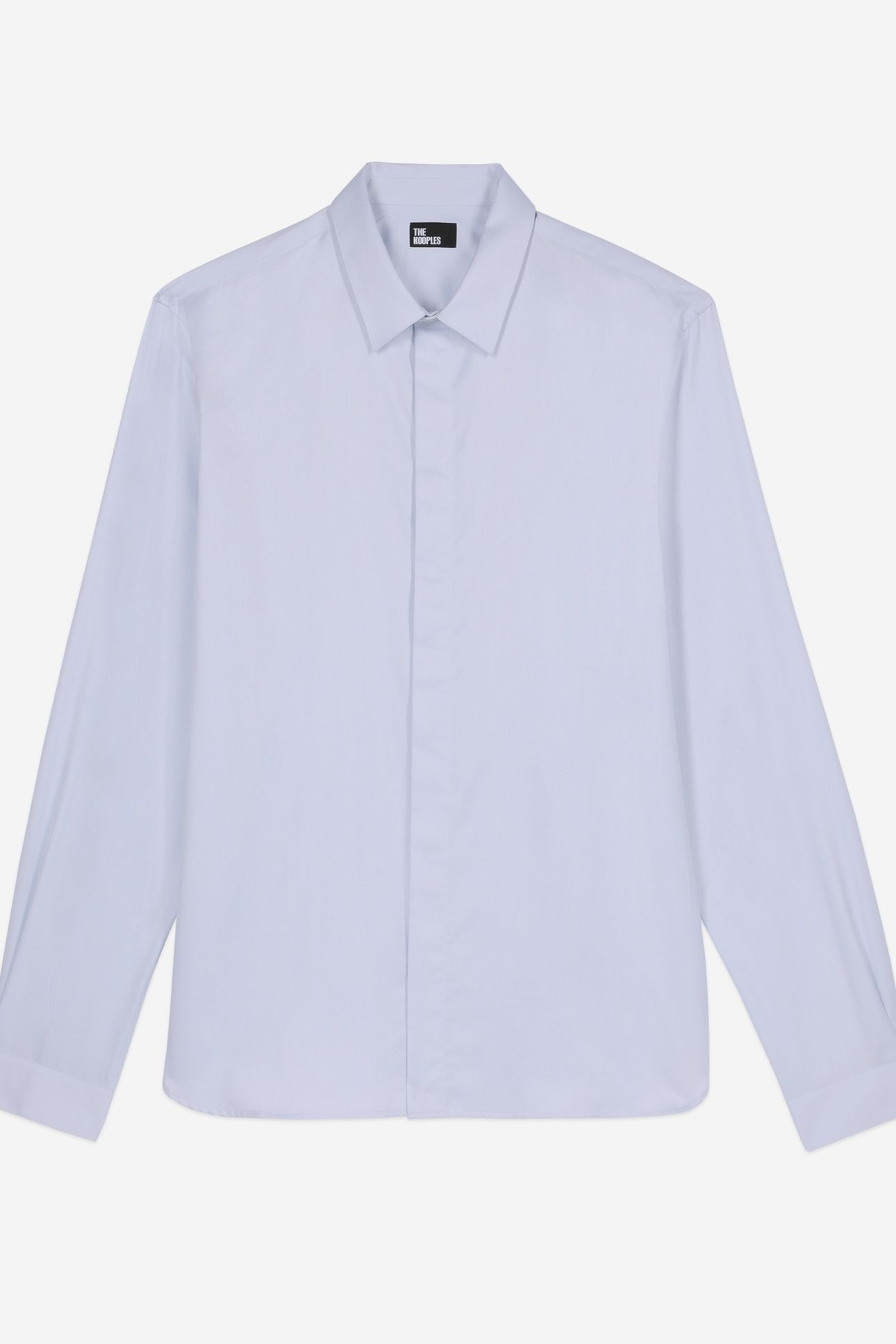 LONG-SLEEVED SHIRT WITH CLASSIC COLLAR LIGHT BLUE 5