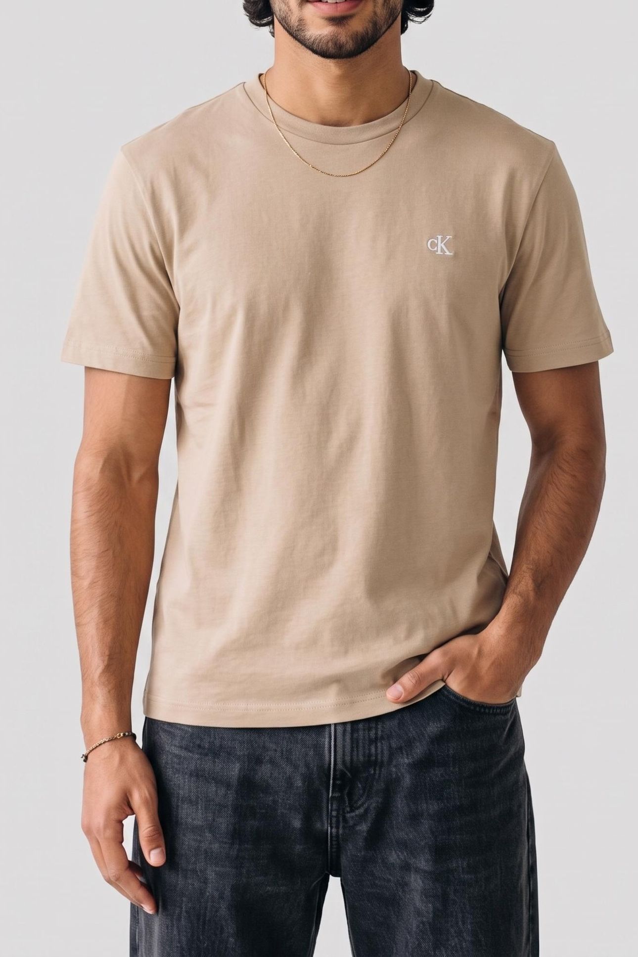 SS CLASSIC MONOGRAM TEE WHITE PEPPER 1