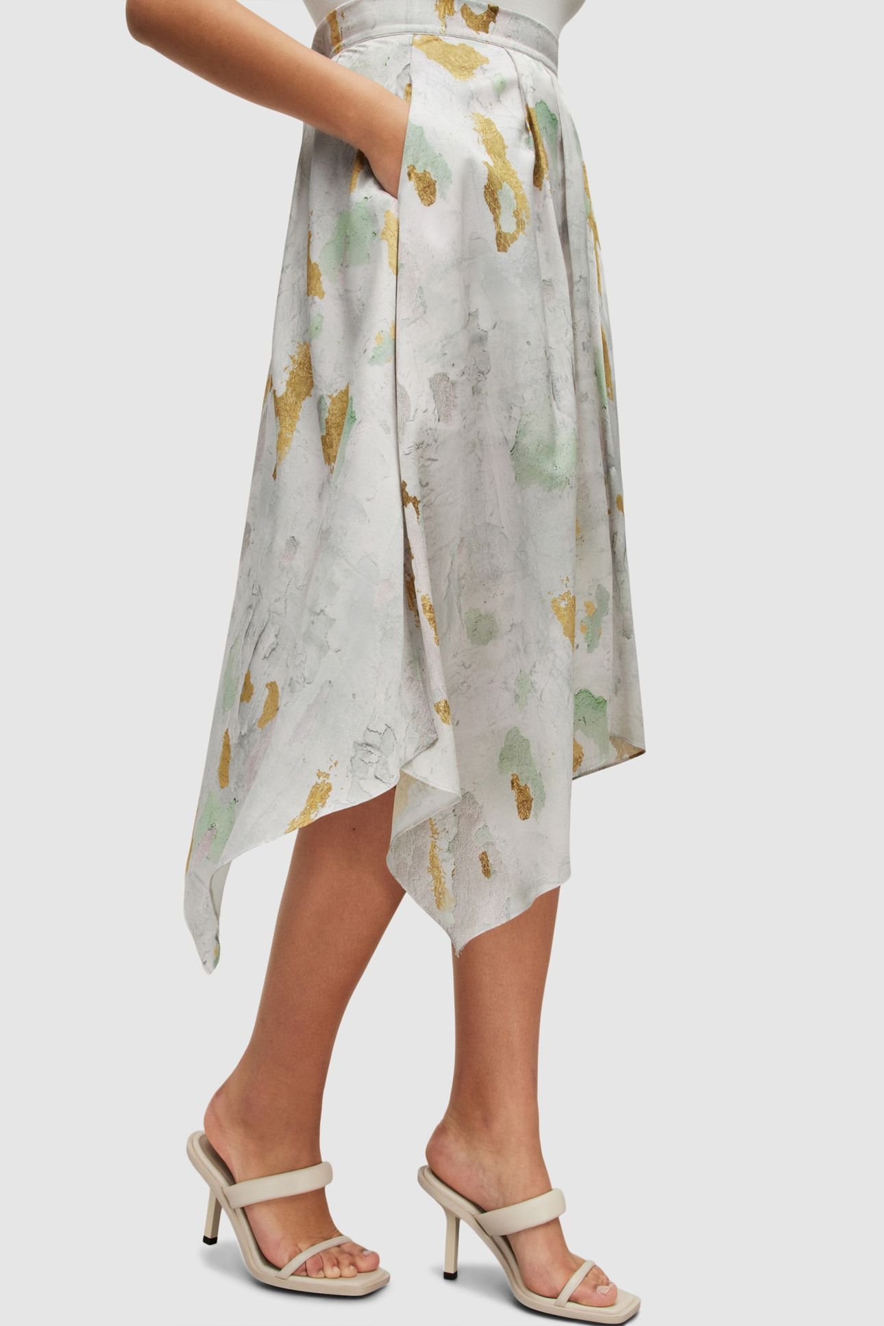 GRETA PAOLA SKIRT STONE WHITE 3