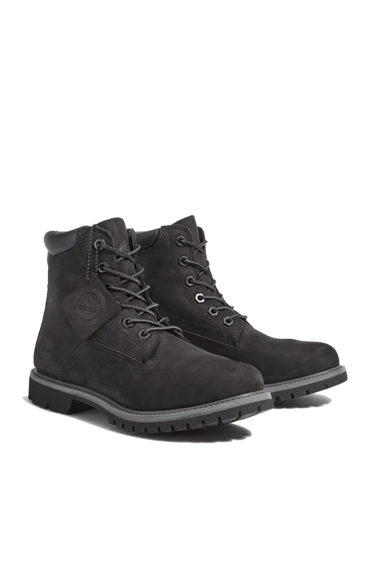 WATERVILLE 6 INCH LACE UP WATERPROOF BOOT BLACK 2