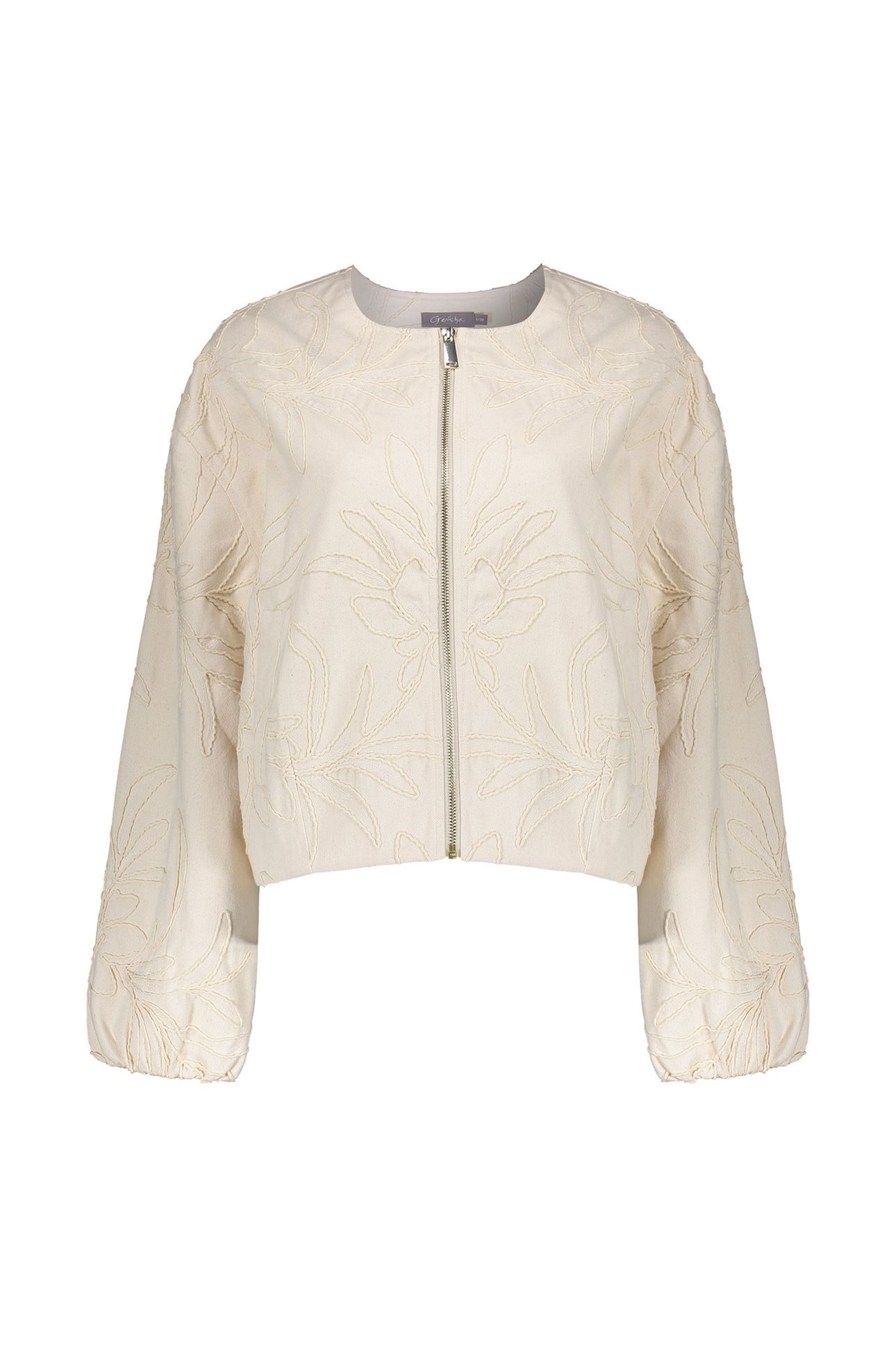 JACKET EMBROIDERY ECRU 1