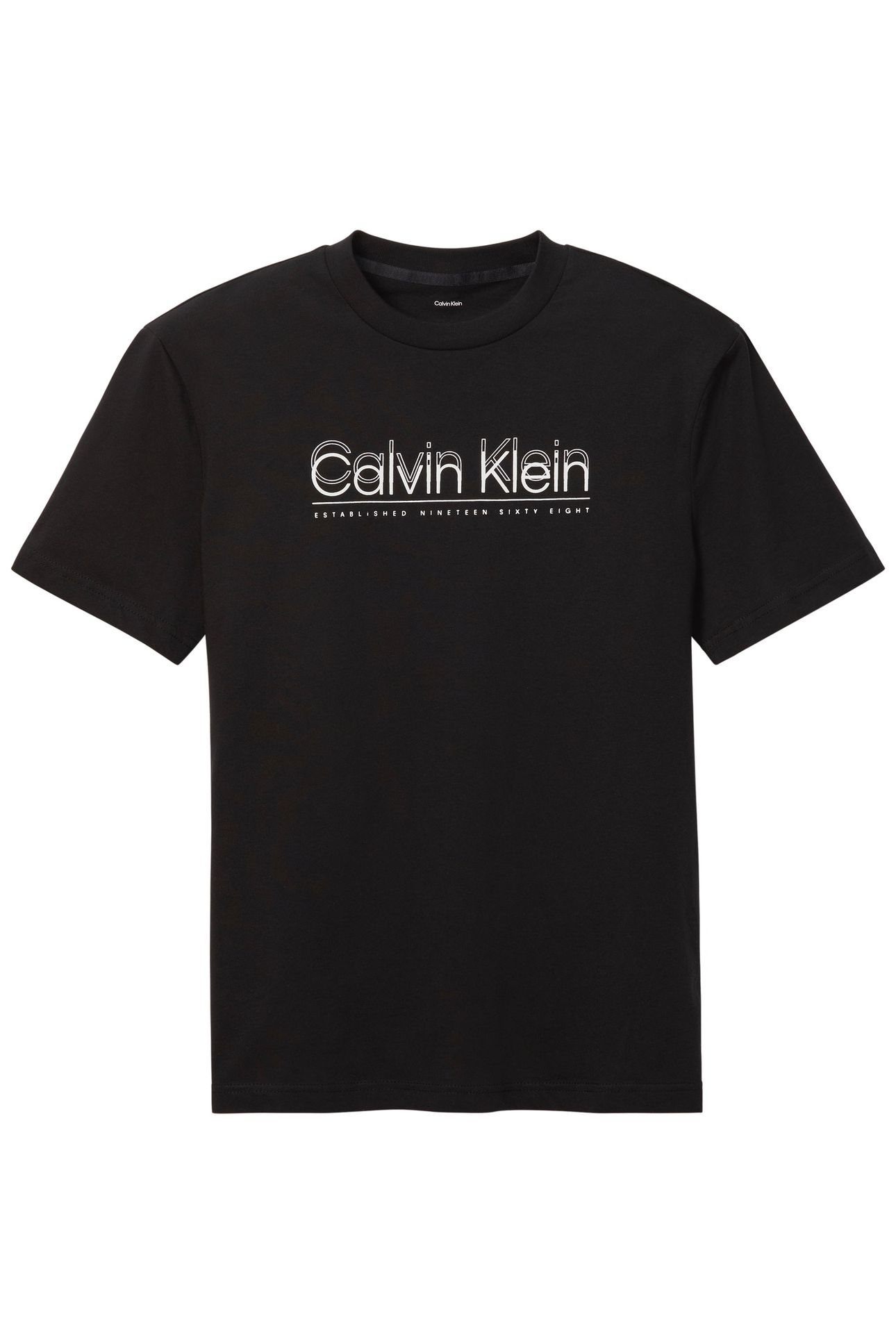 CP-DOUBLE LOGO T-SHIRT BLACK 4