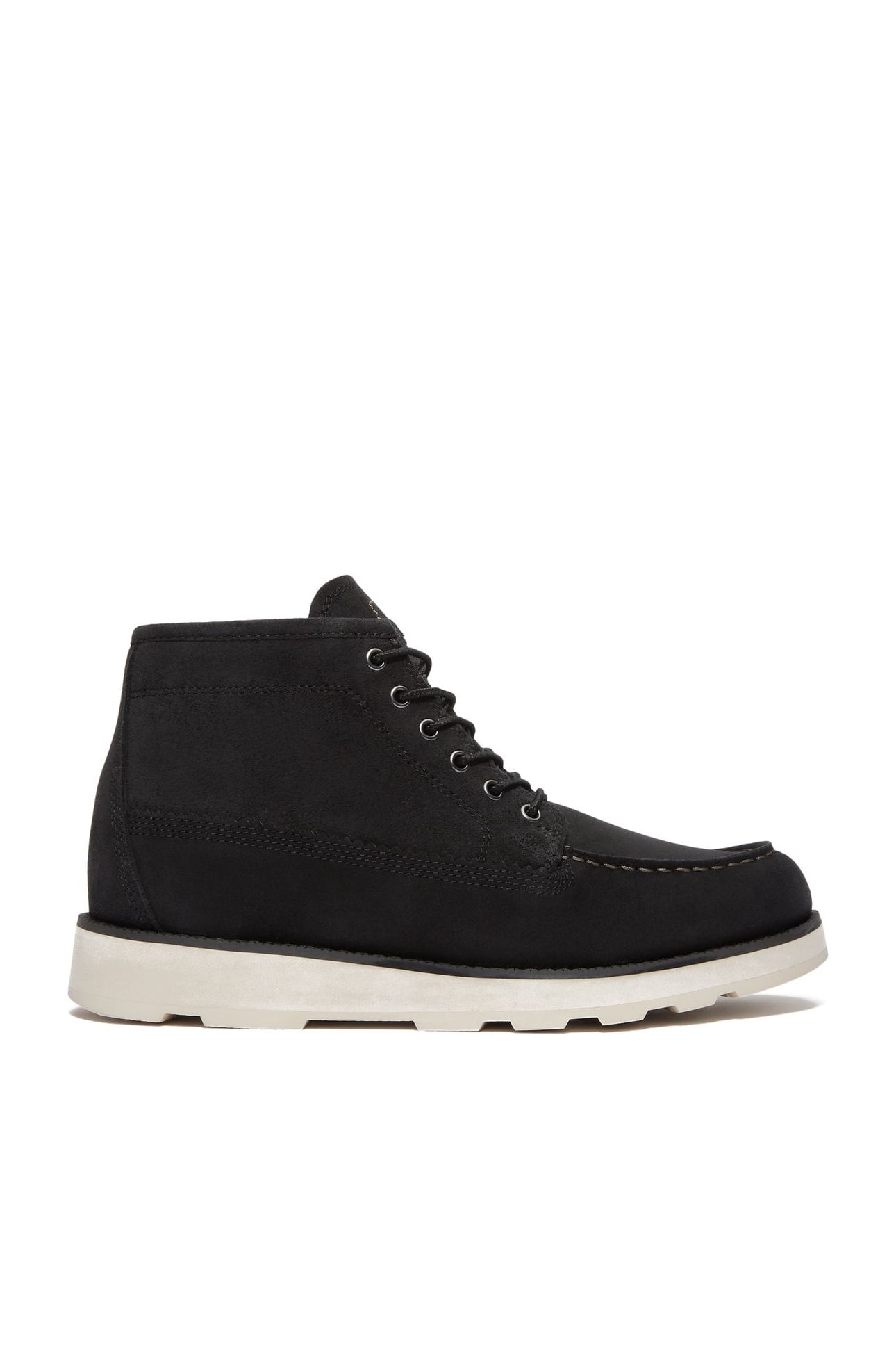 BRITTON MILLS MID LACE UP CHUKKA BOOT BLACK SUEDE 1