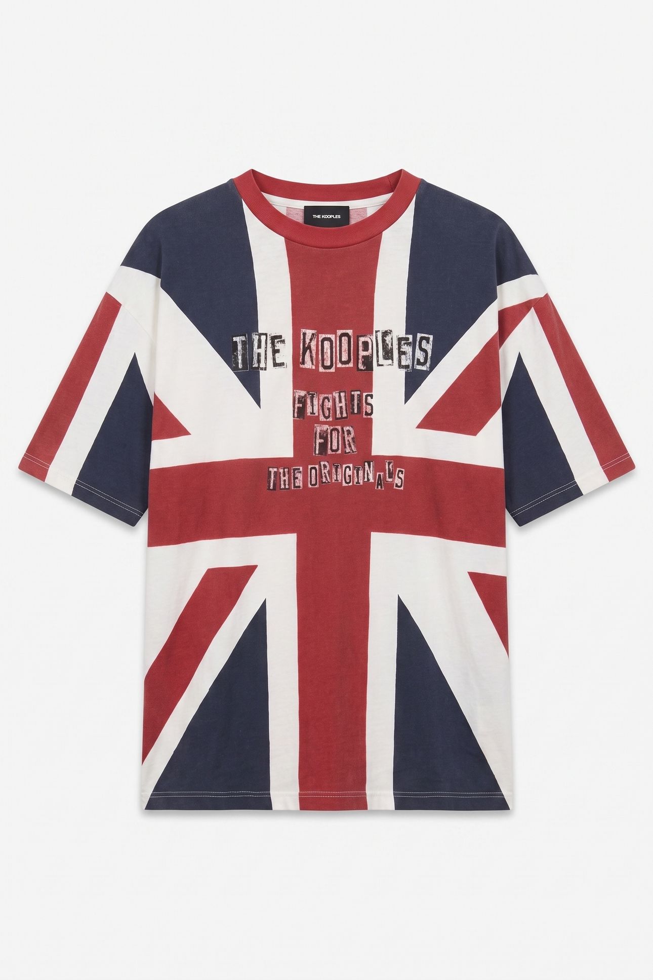 SHORT-SLEEVED T-SHIRT WITH PRINT AND ALL-OVER RED 3