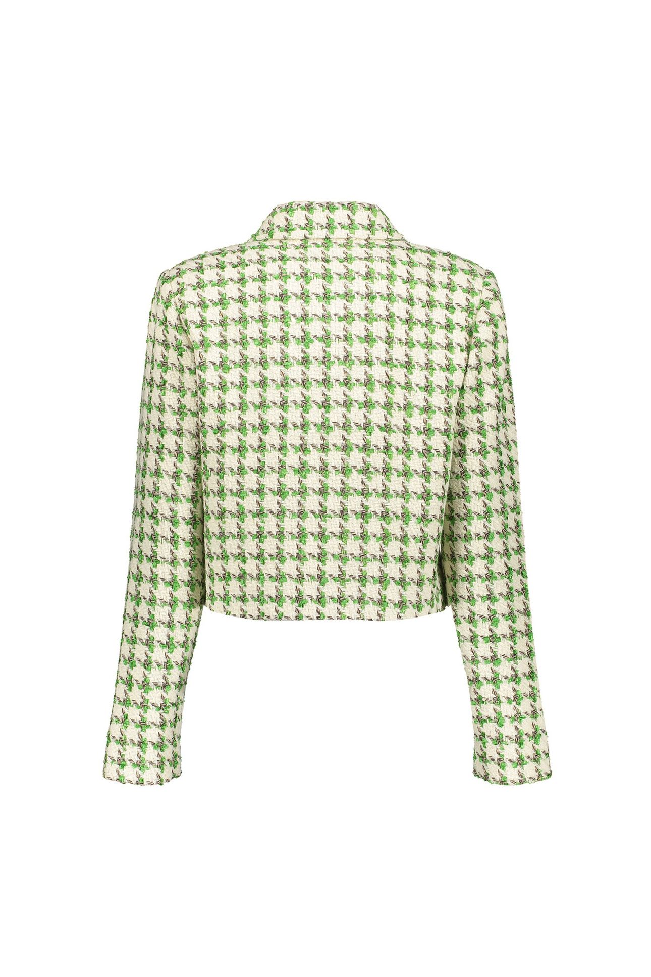 JACKET TWEED OFF-WHITE/GREEN 2