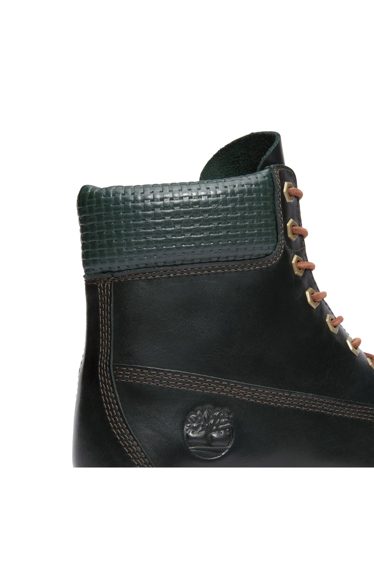 PREMIUM 6 INCH LACE UP WATERPROOF BOOT DARK GREEN FULL GRAIN 9