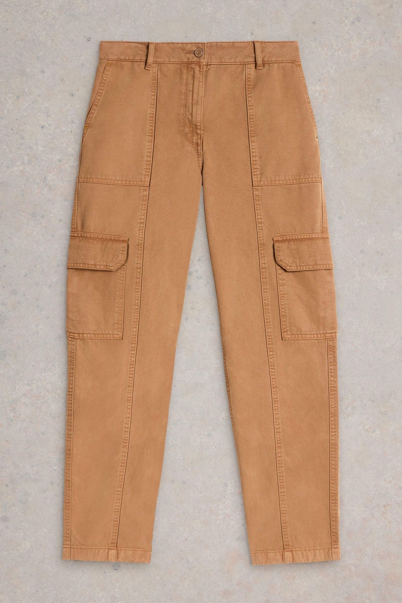 CLOVER CARGO TROUSER MID TAN 4