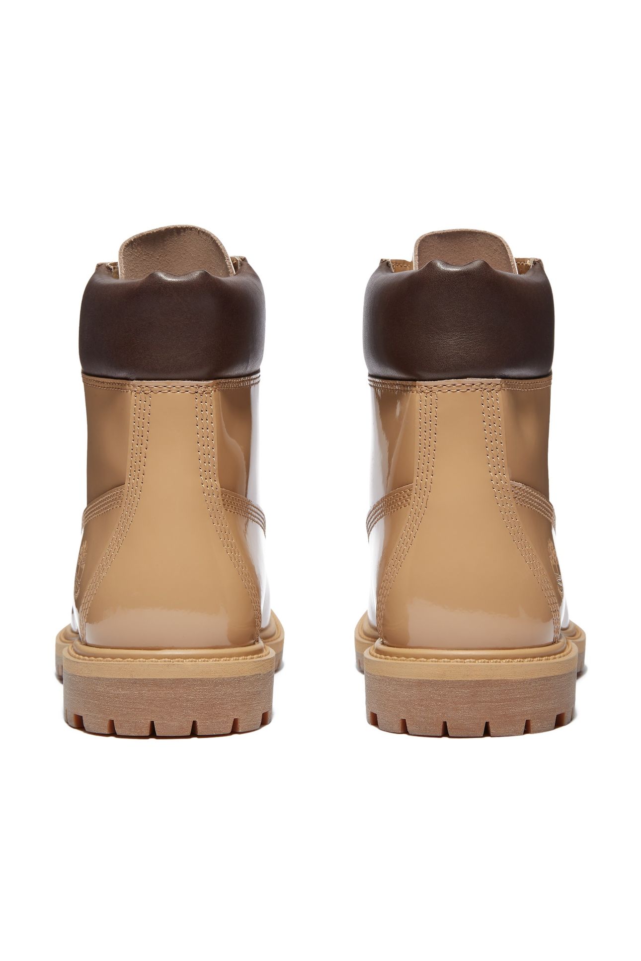 PREMIUM 6 INCH LACE UP WATERPROOF BOOT WHEAT PATENT LEATHER 6