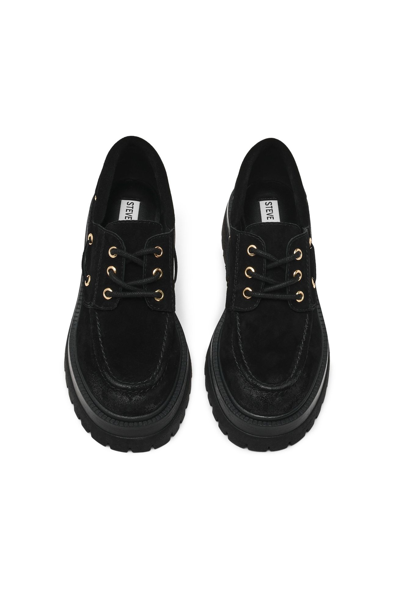 DETROIT FLAT SHOES BLACK SUEDE 4