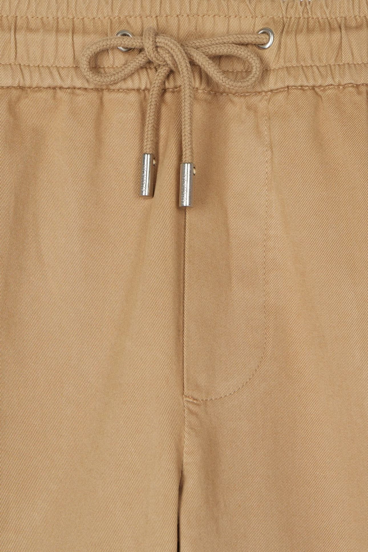 TROUSERS WITH DRAWSTRING AT THE WAIST CAMEL 6