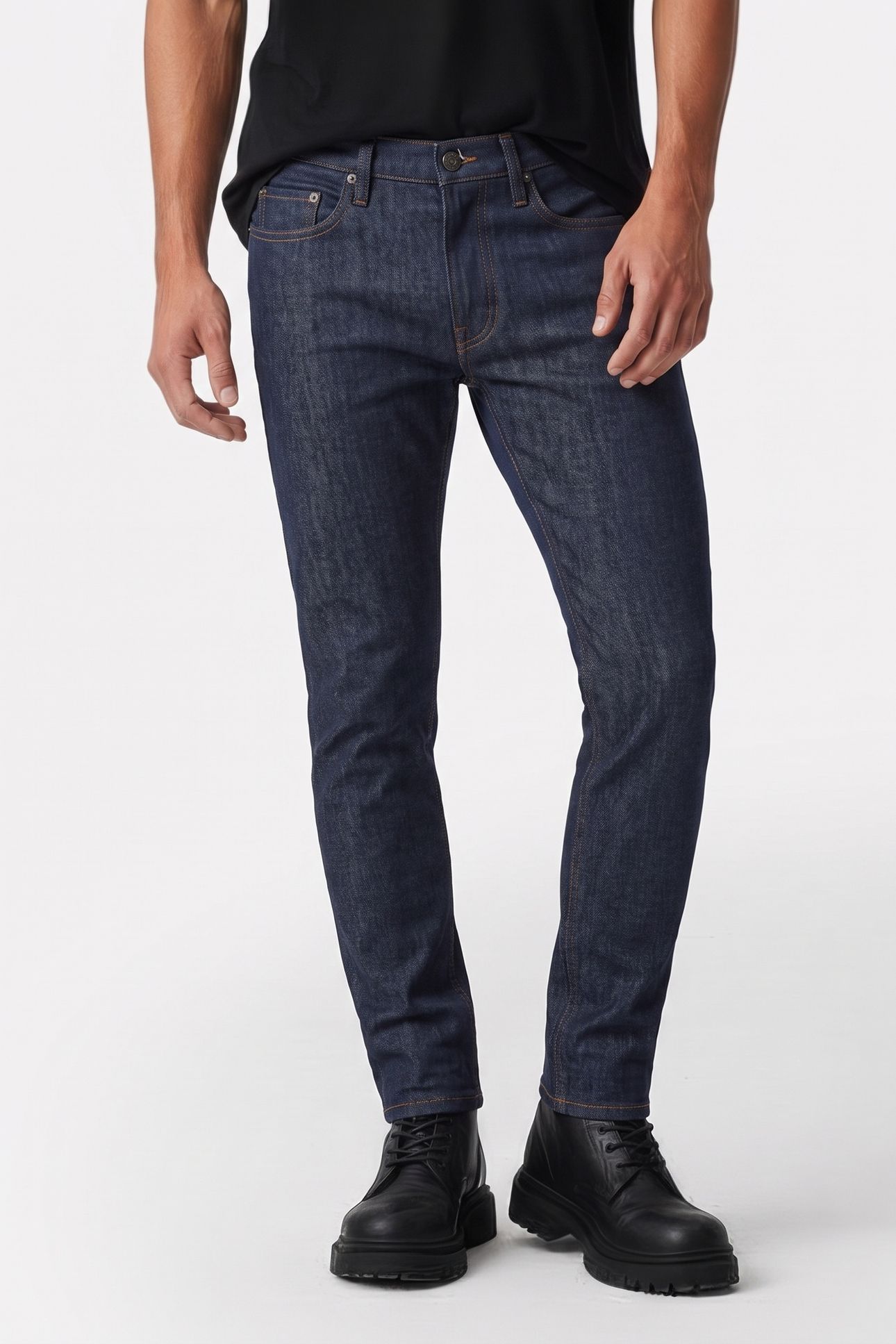 SLIM BLUE DENIM JEANS BLUE BRUT 1