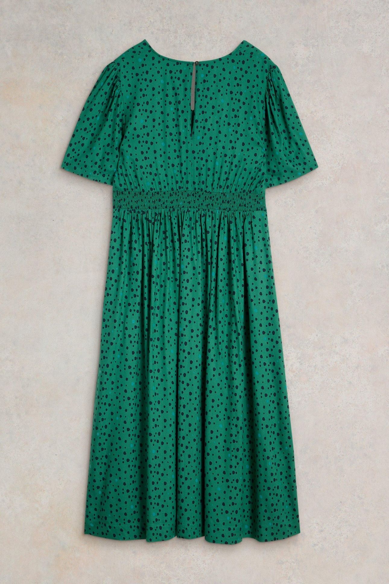 LUCY MIDI DRESS GREEN MULTI 3