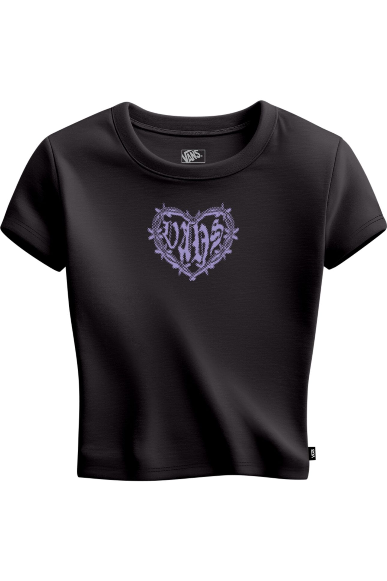 BARBED HEART W TEE BLACK 3