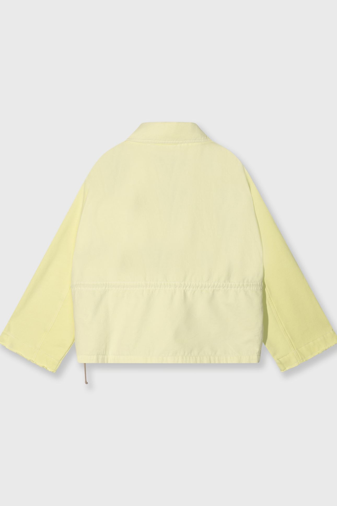 BOXY JACKET TWILL PASTEL YELLOW 6