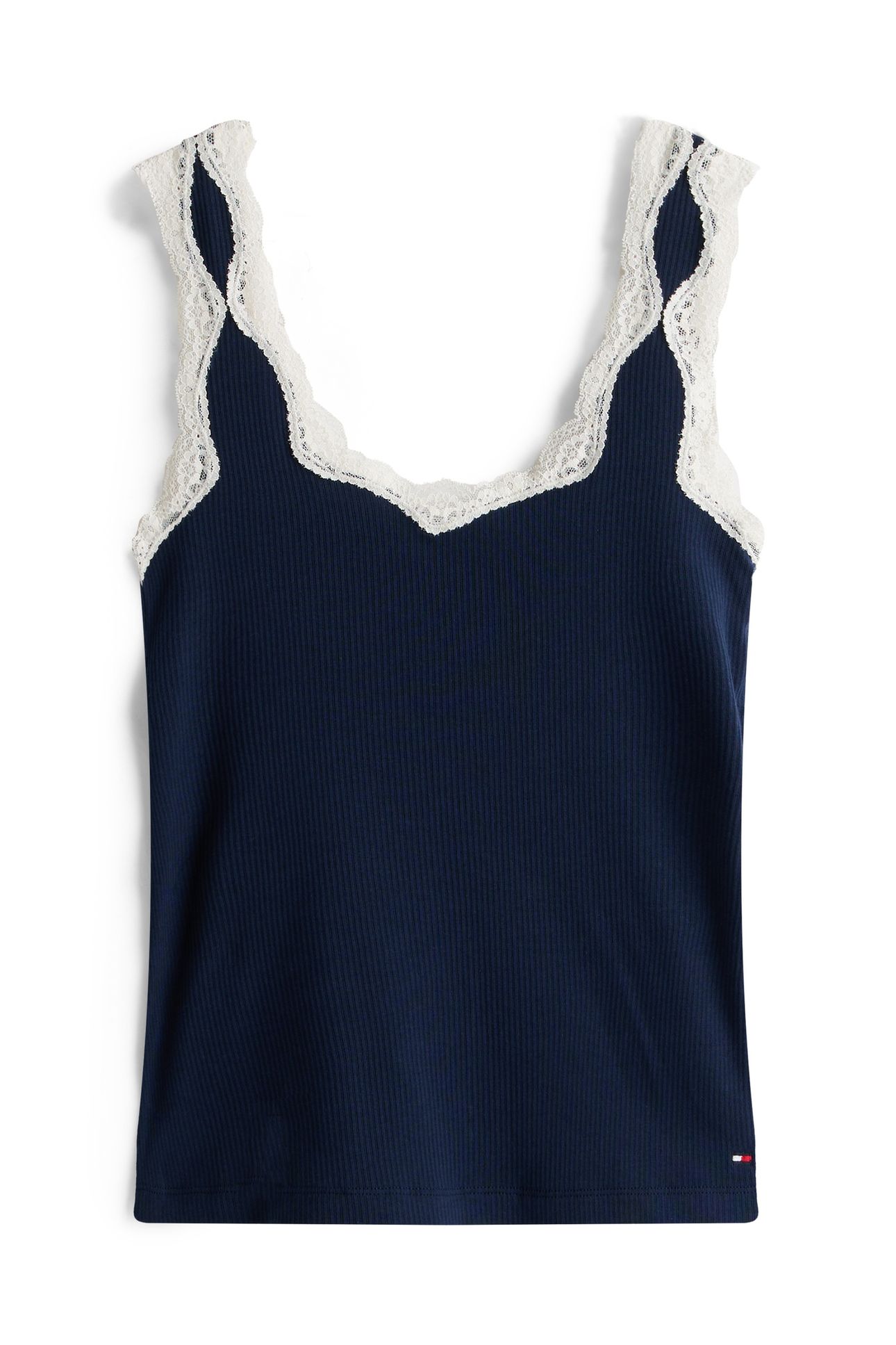 LACE CAMI SHORT PJ DARK NIGHT NAVY 5