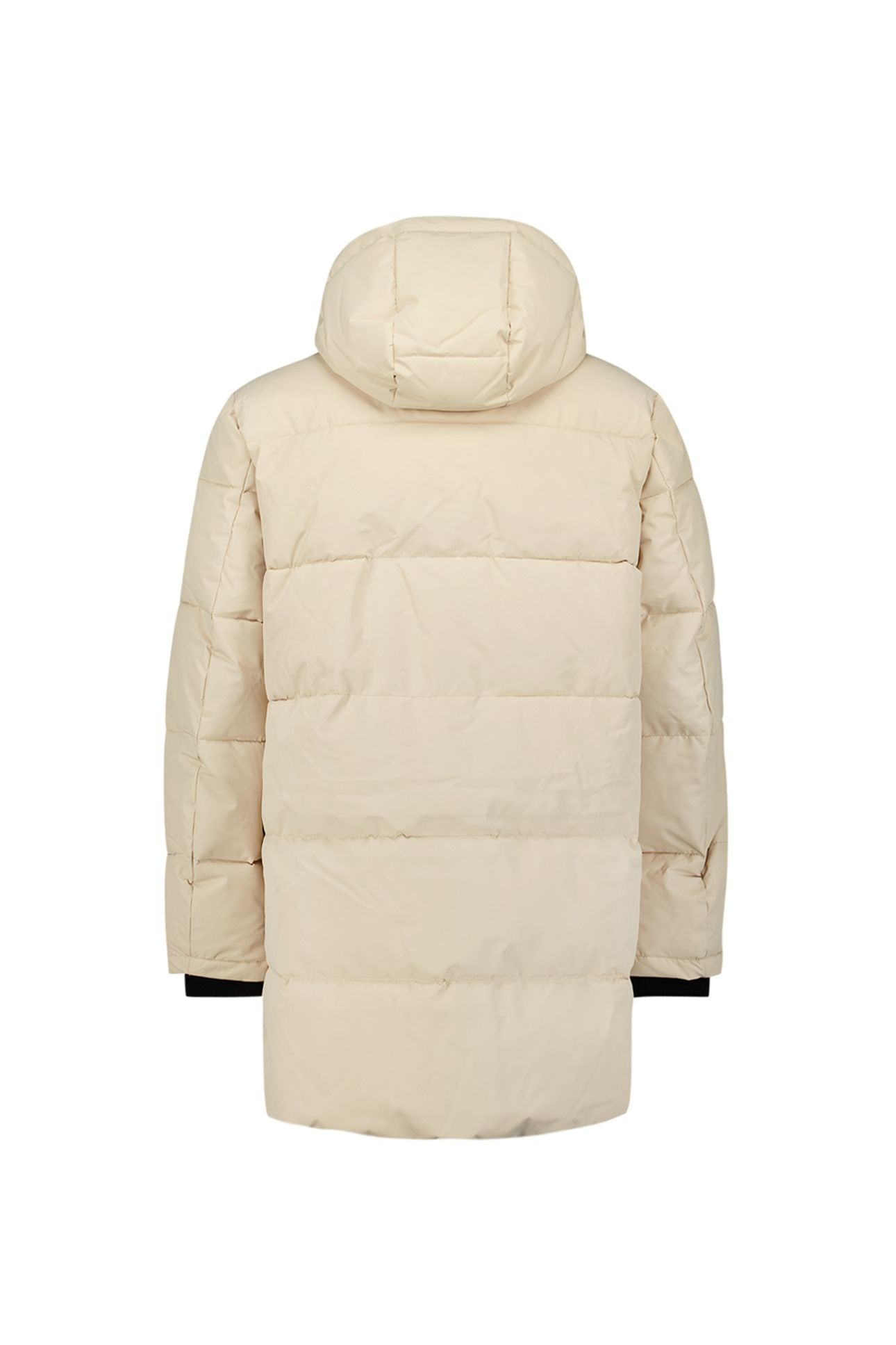 JACKET LONG PARKA HOOD PADDED CREAM 6