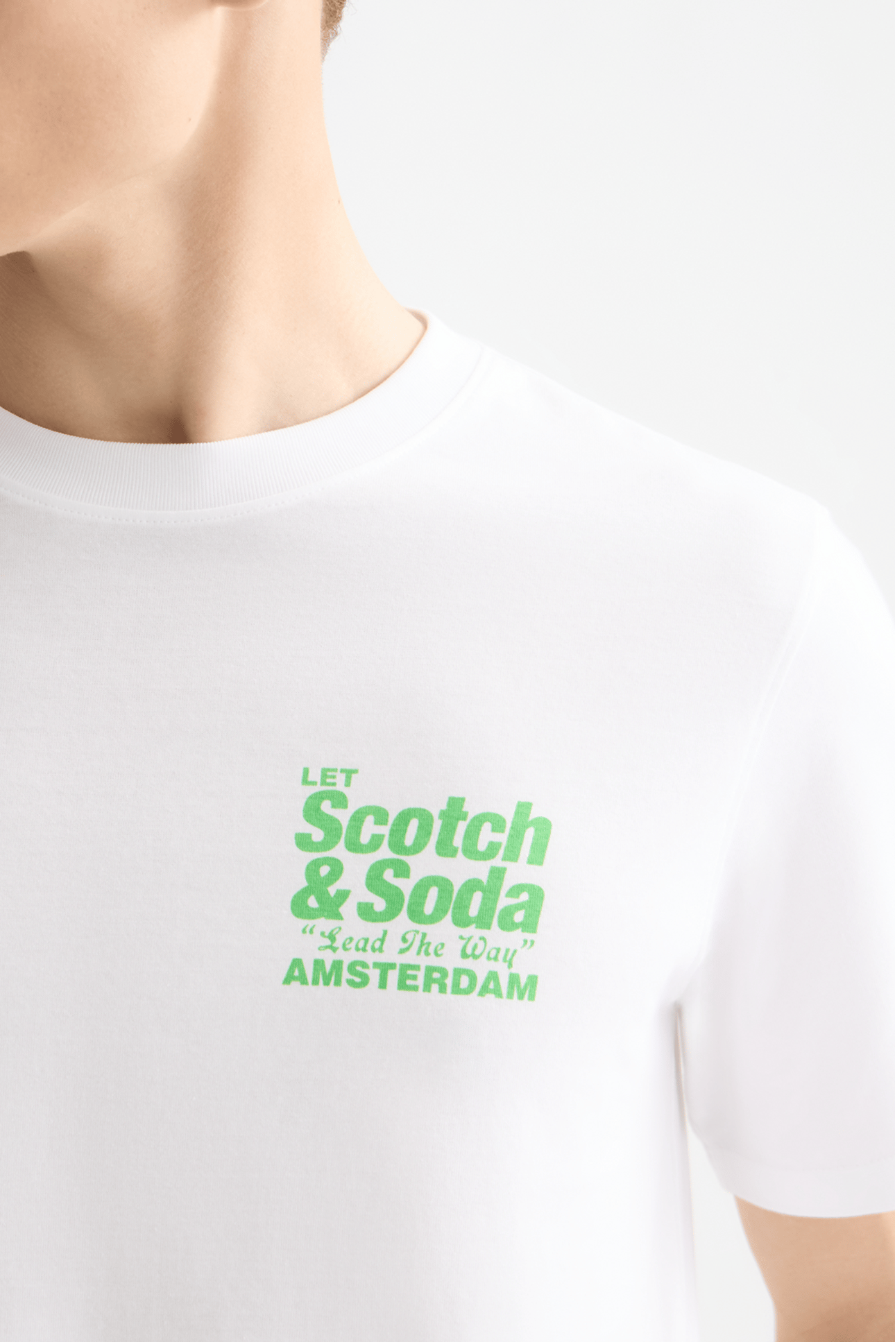 REGULAR FIT FRONT + BACK AW T-SHIRT BRIGHT WHITE 7