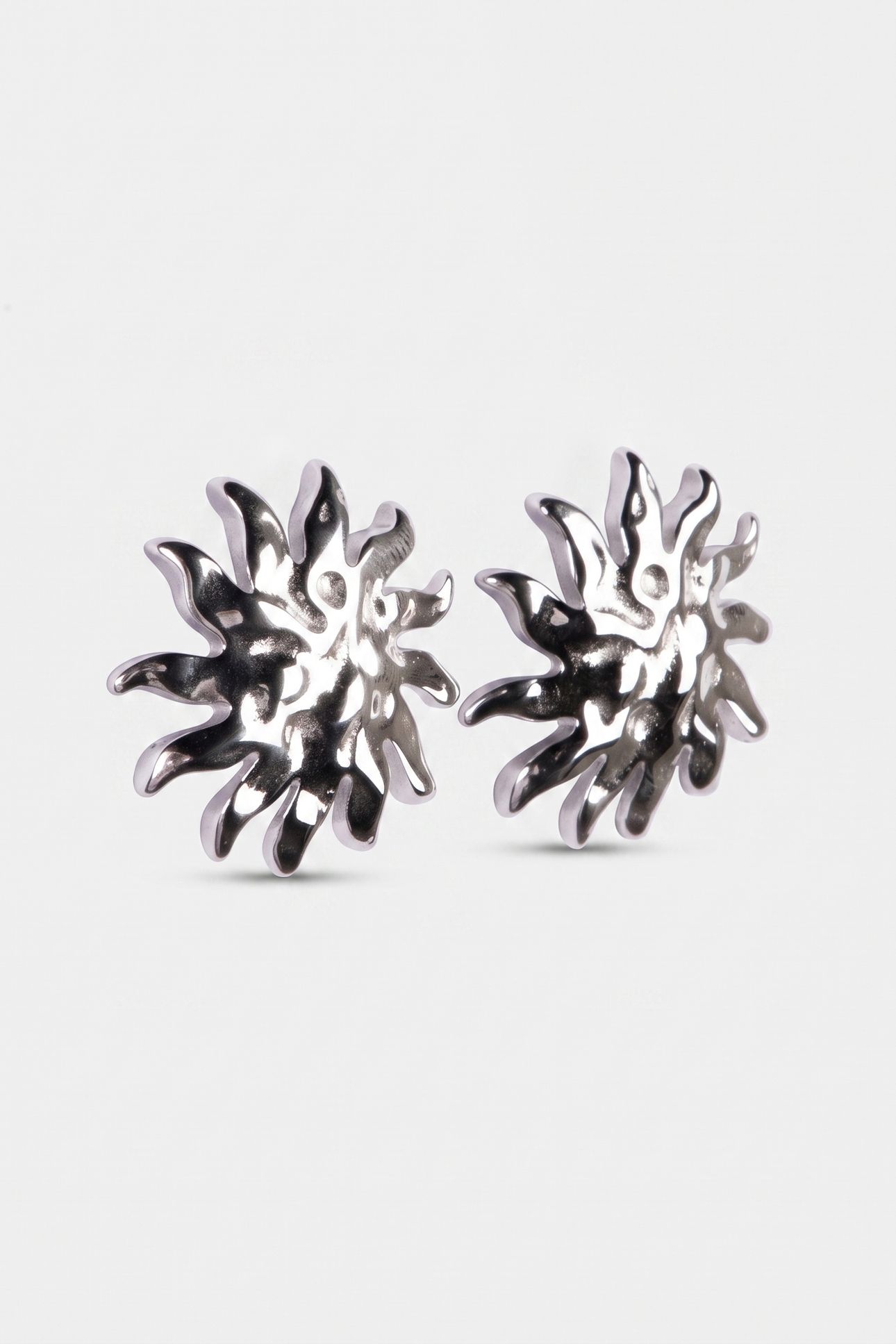 ICONIC SUN OHRRINGE SILVER 4