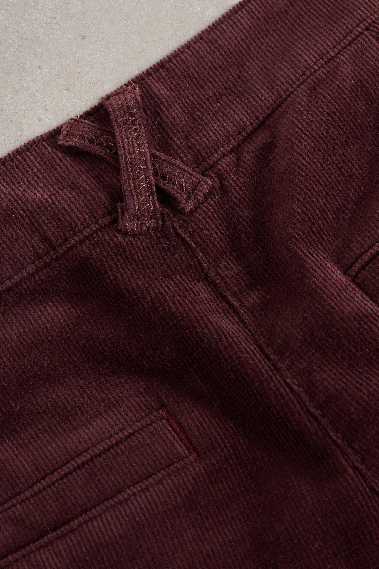 TWISTER CORD TROUSER MID PLUM 6